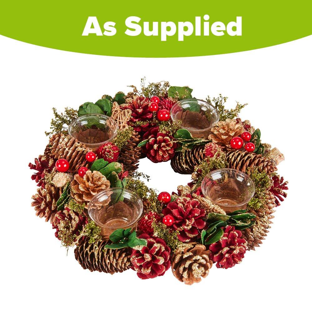Multi - YouGarden - Three Kings Ring Quartet Candle Holder - 33cm - 5
