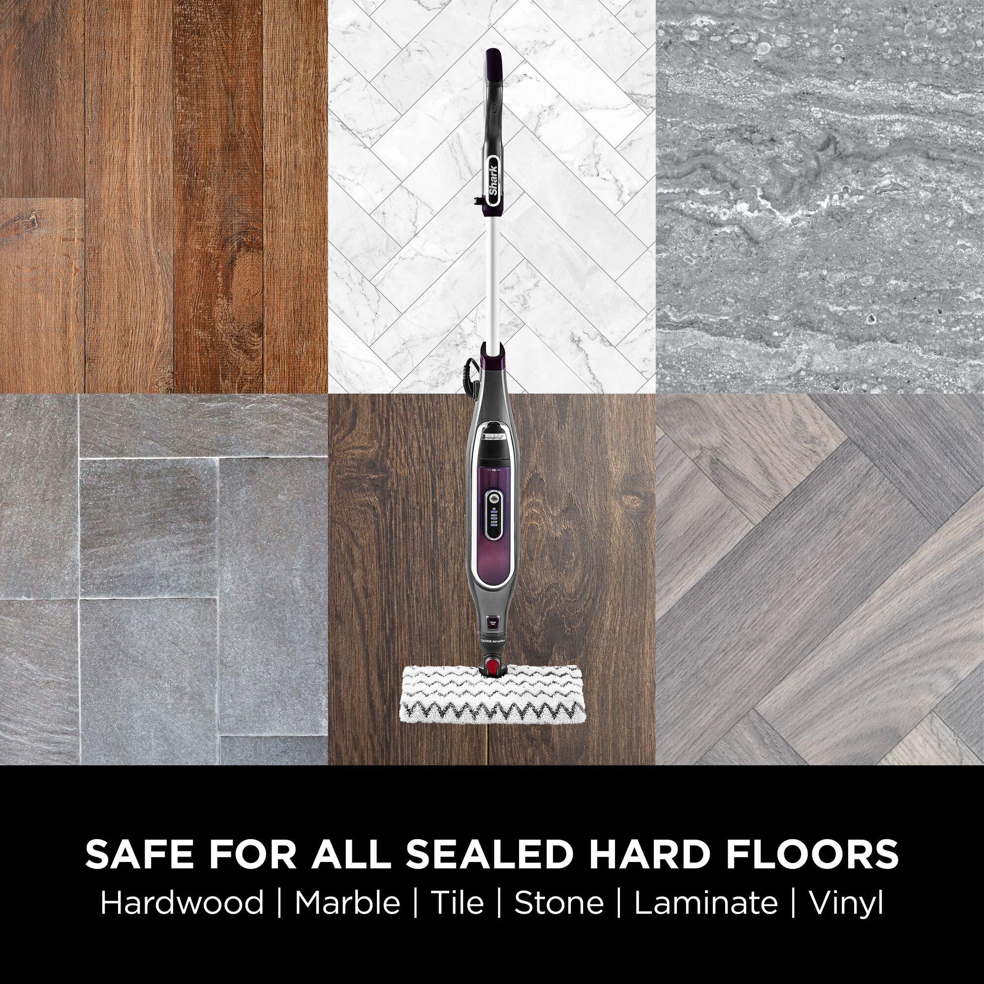 Grey - Shark - Klik n’ Flip Automatic Steam Mop S6003UK - 2