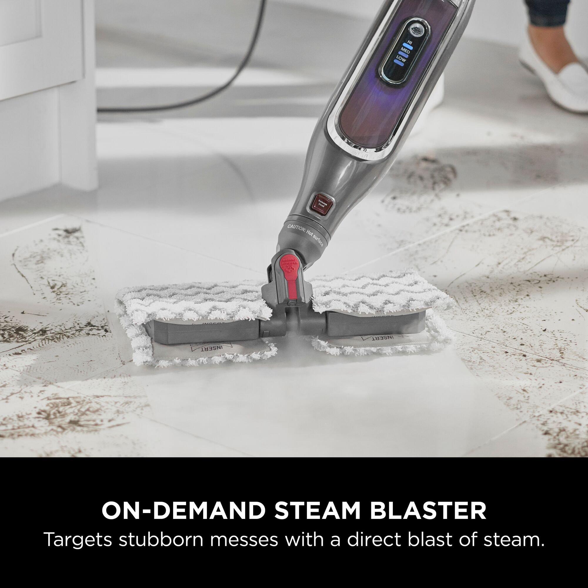 Grey - Shark - Klik n’ Flip Automatic Steam Mop S6003UK - 6