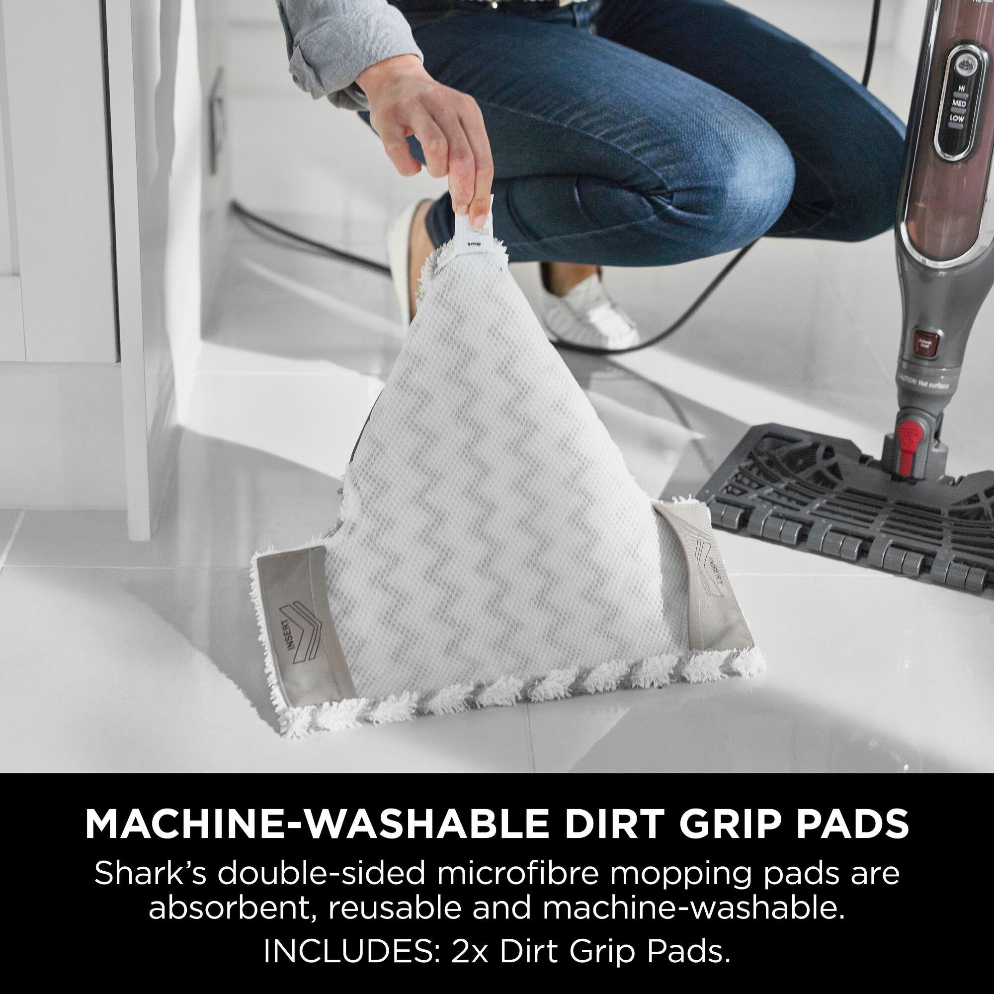 Grey - Shark - Klik n’ Flip Automatic Steam Mop S6003UK - 8