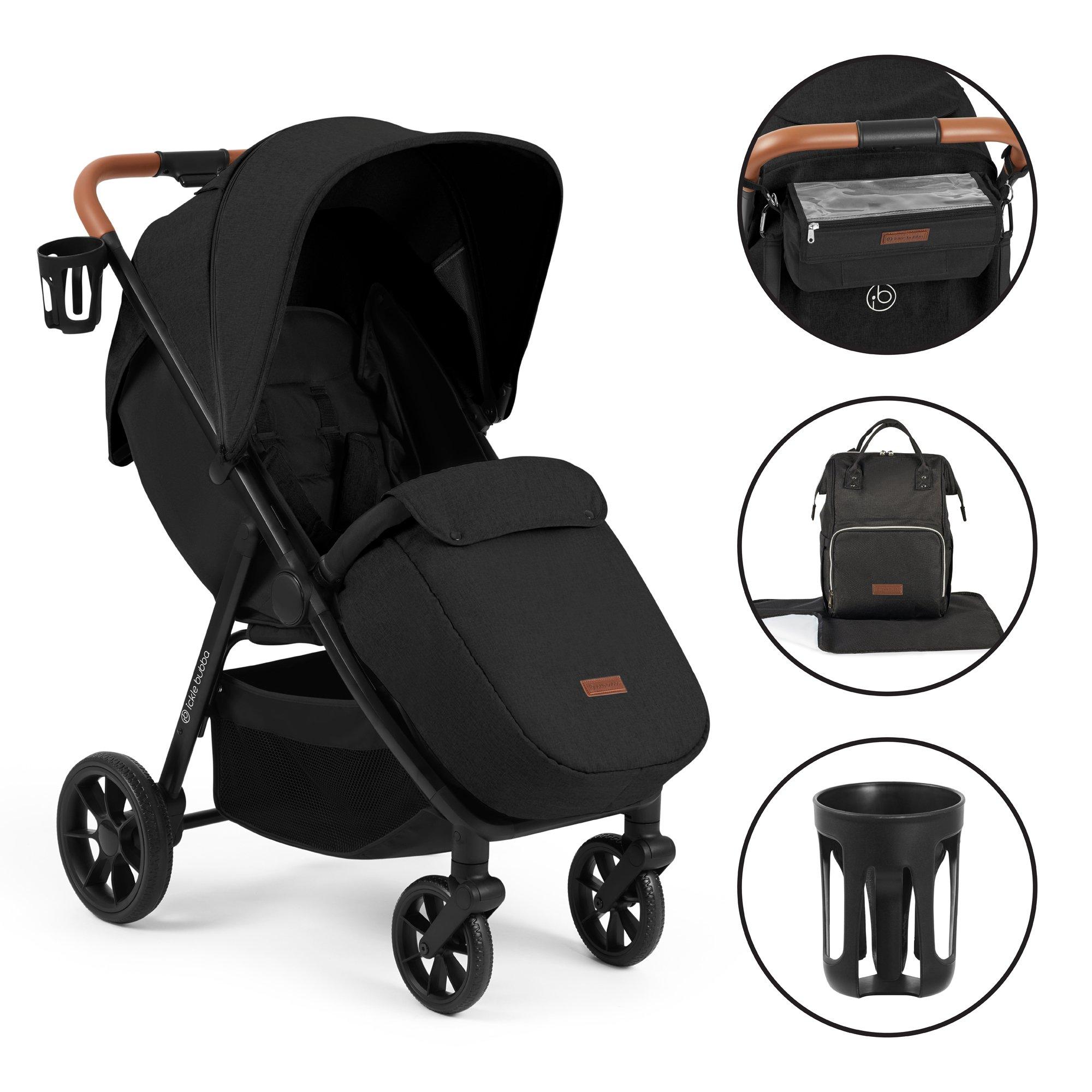 Ickle Bubba Stomp Stride Stroller - Prime Black One - Image 5
