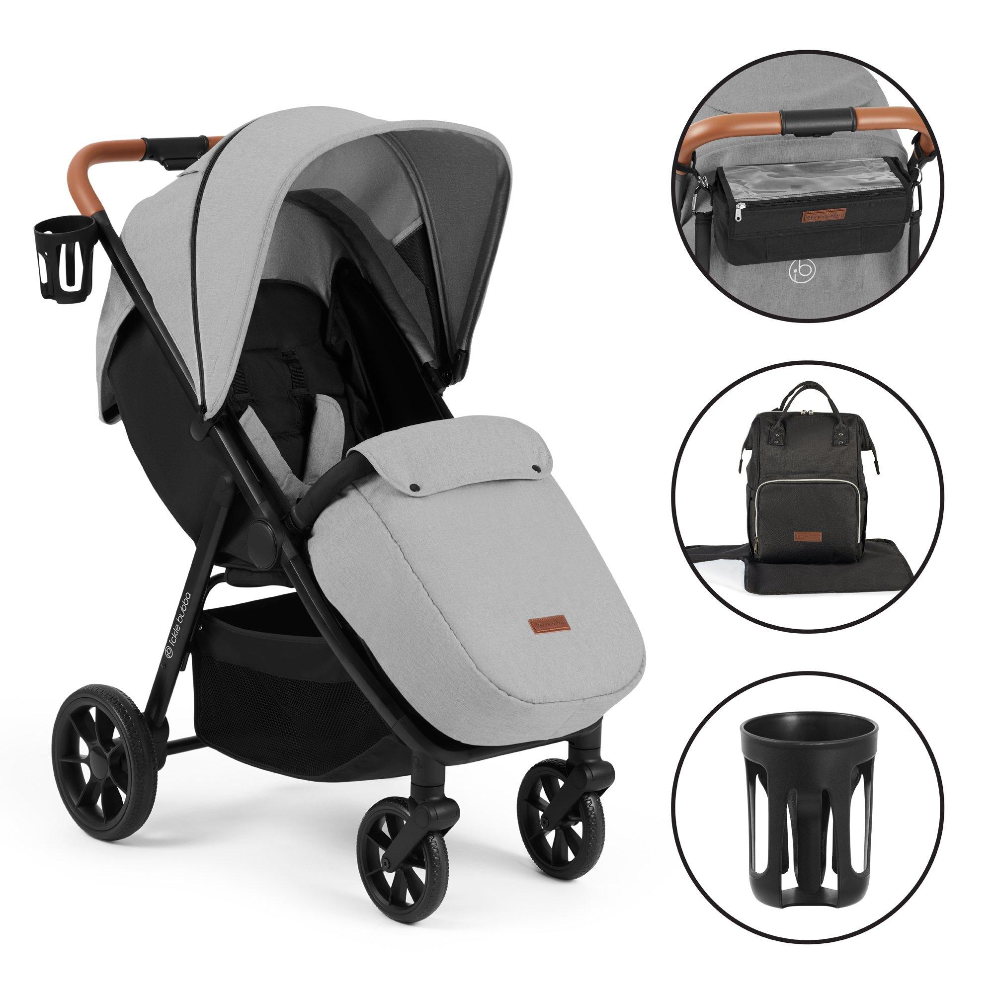 Ickle Bubba Stomp Stride Stroller - Prime Grey One - Image 4