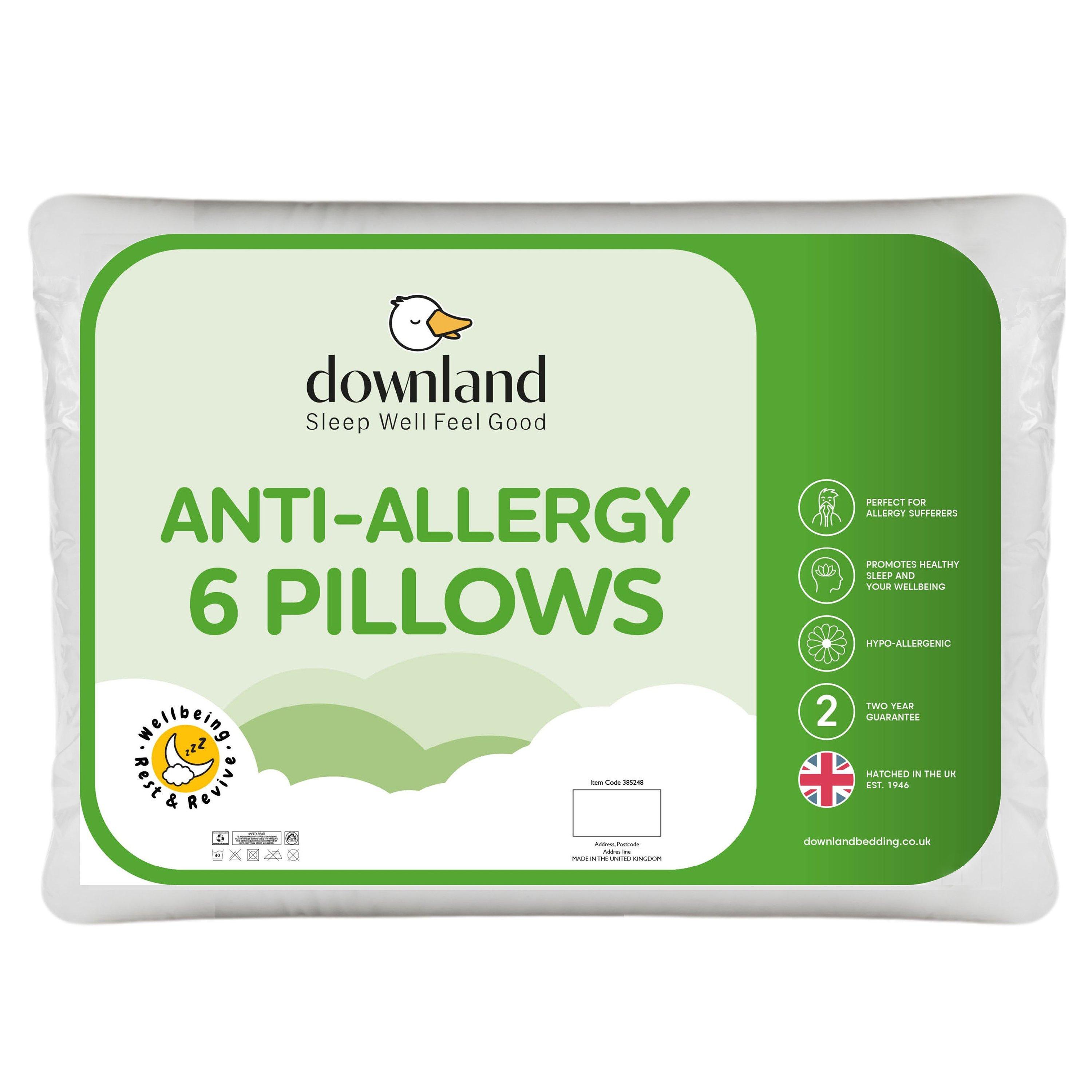 White - Downland - Anti-Allergy  Pillows - 1