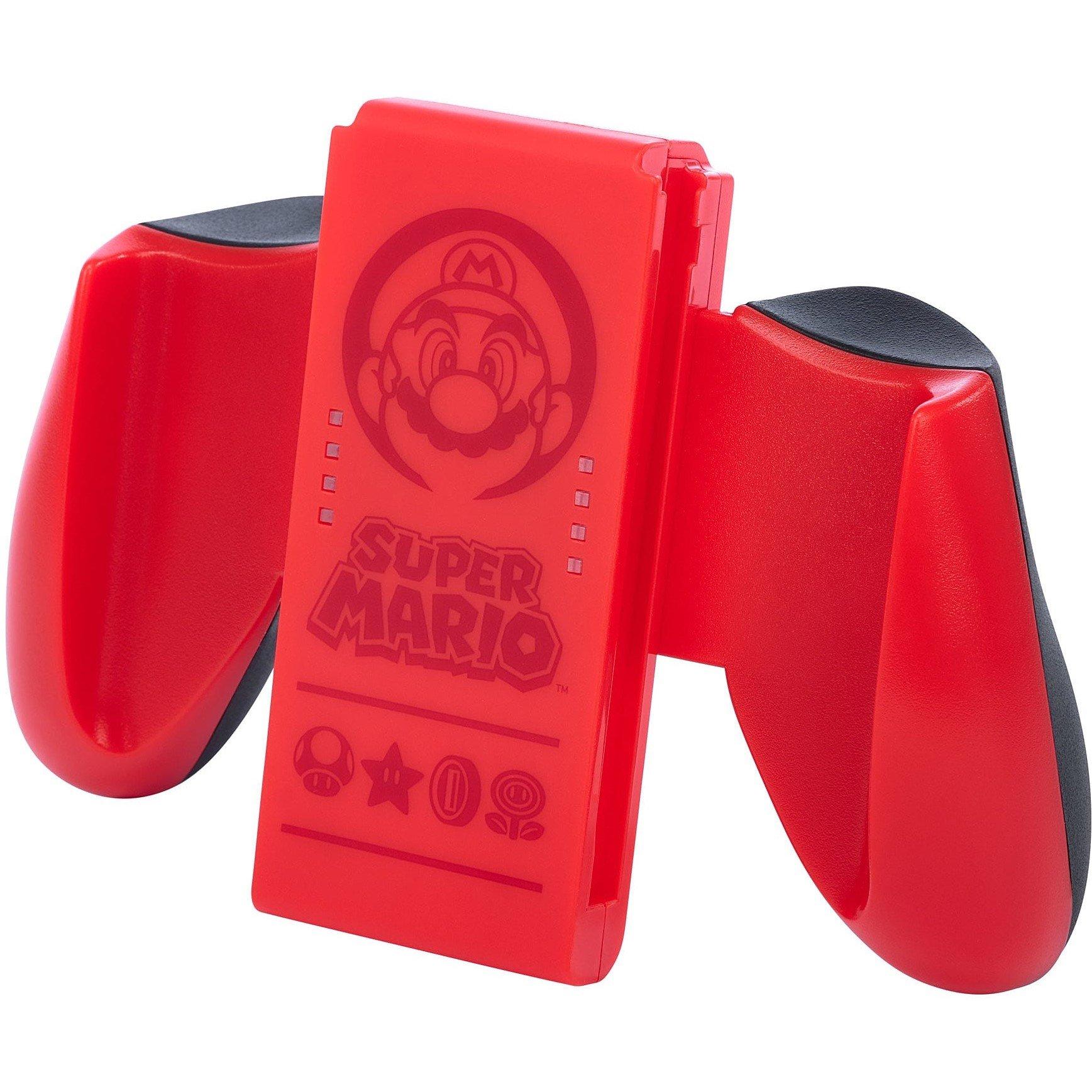 Mario Rot - PowerA - Joy-Con Comfort Grip for Nintendo Switch - Super Mario Red - 2
