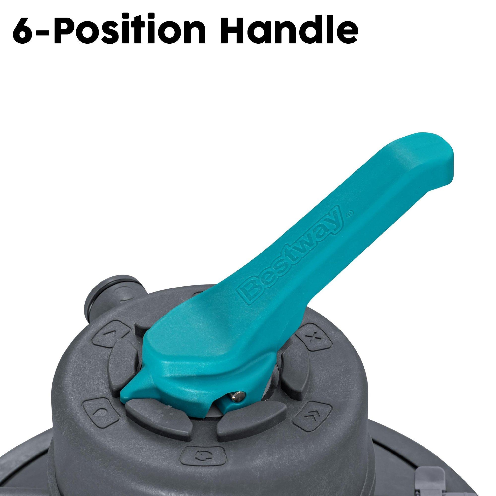 Grey - Bestway - 3596L Above Ground Pool Sand Filter Pump - 5