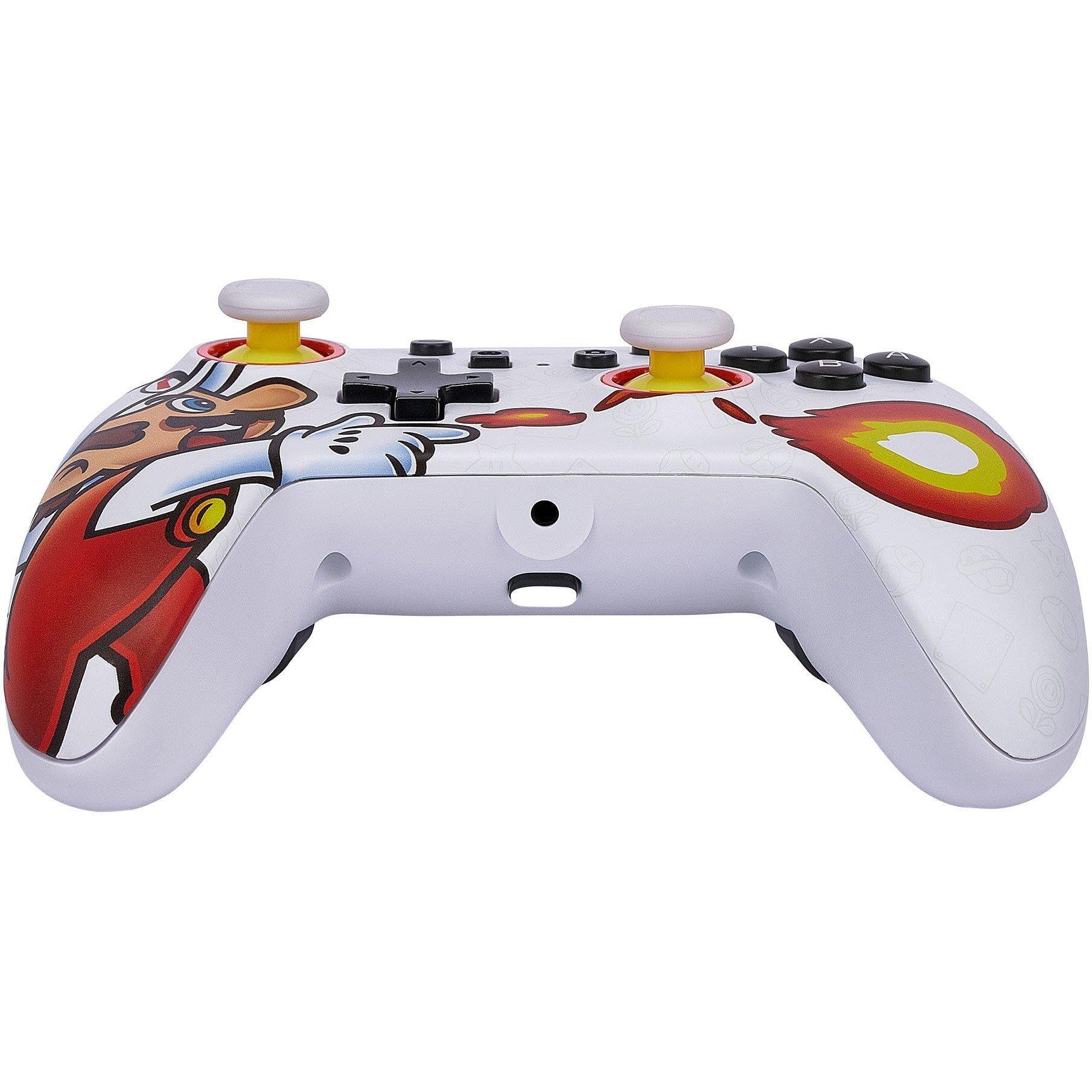 Merchandise - PowerA - Switch Enhanced Wired Controller - Fireball Mario - 7
