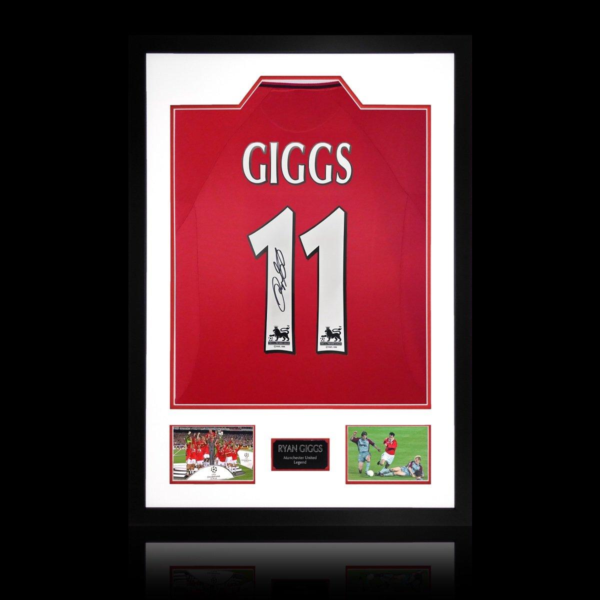 Red - The Fan Cave - Ryan Giggs Signed Manchester United Shirt Premium - 1