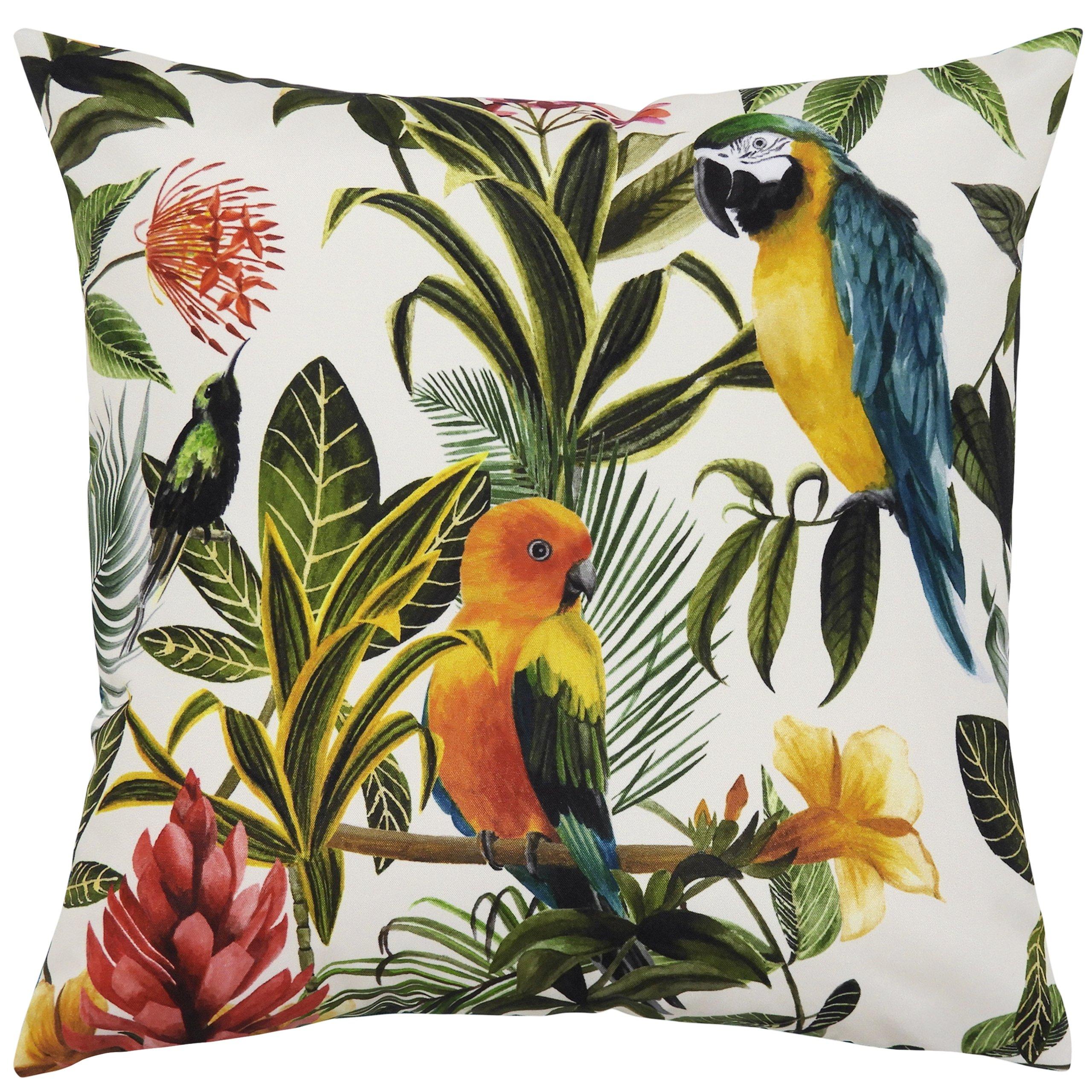 Evans Lichfield  Parrots Outdoor Cushion - colour - 43x43cm