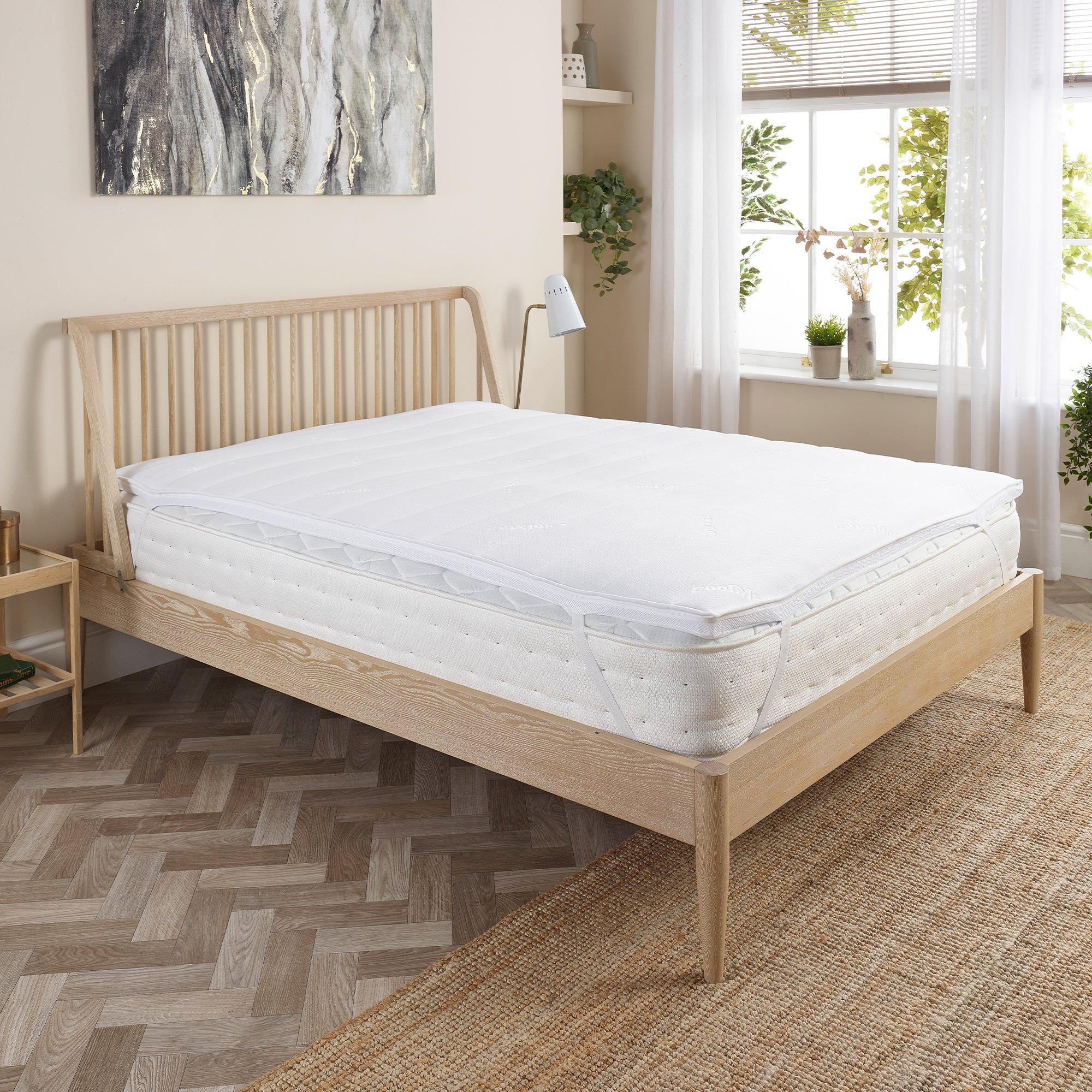 White - Slumberdown - Airstream Memory Cool Mattress Topper - 2