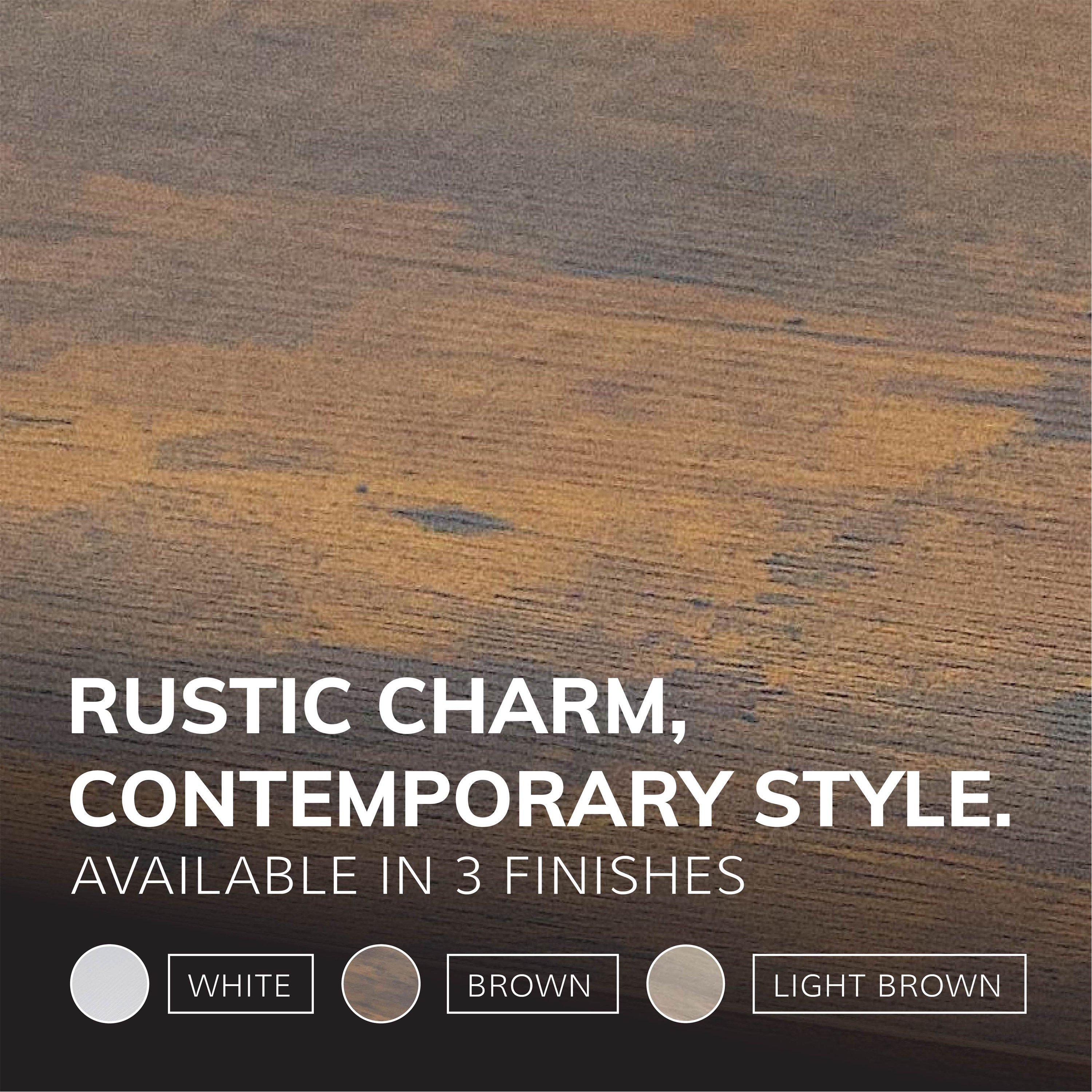 Rustic Brown - House of Home - Rustic Brown Large Desk with Black Metal Frame - 5