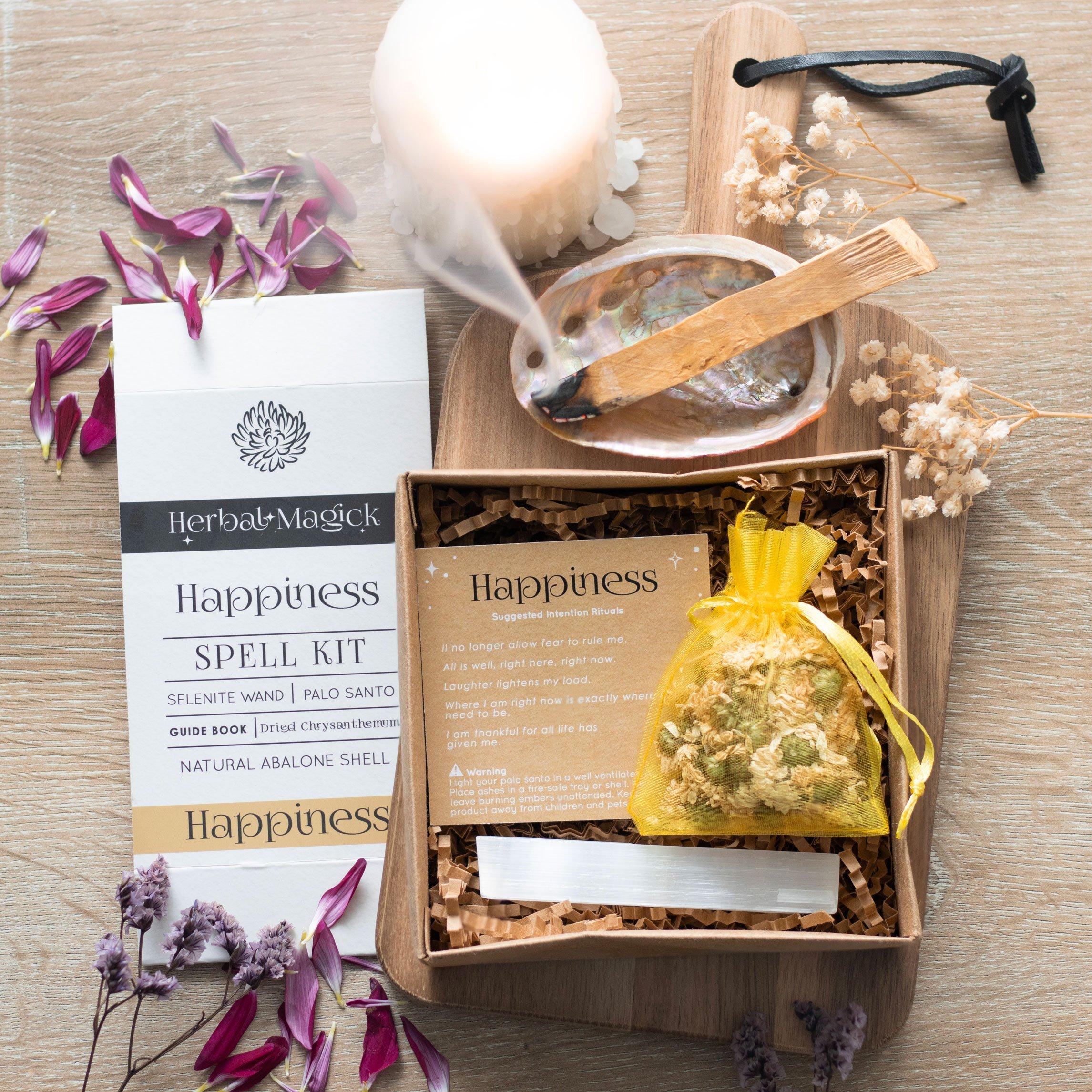 Something Different  Herbal Magick Happiness Spell Kit - Yellow