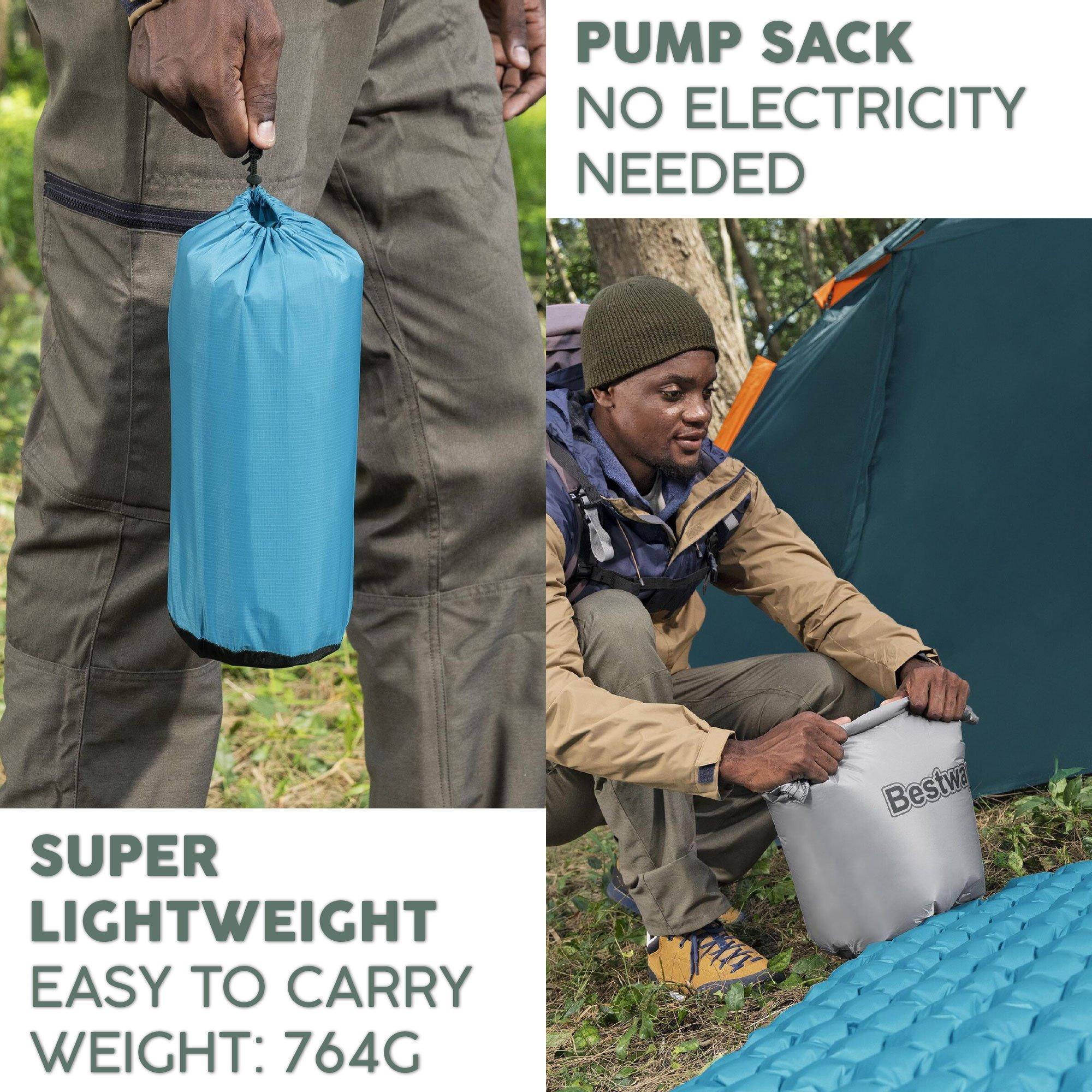 Blue - Bestway - AlpineLite Insulated Wide Mummy Sleeping Pad - 5