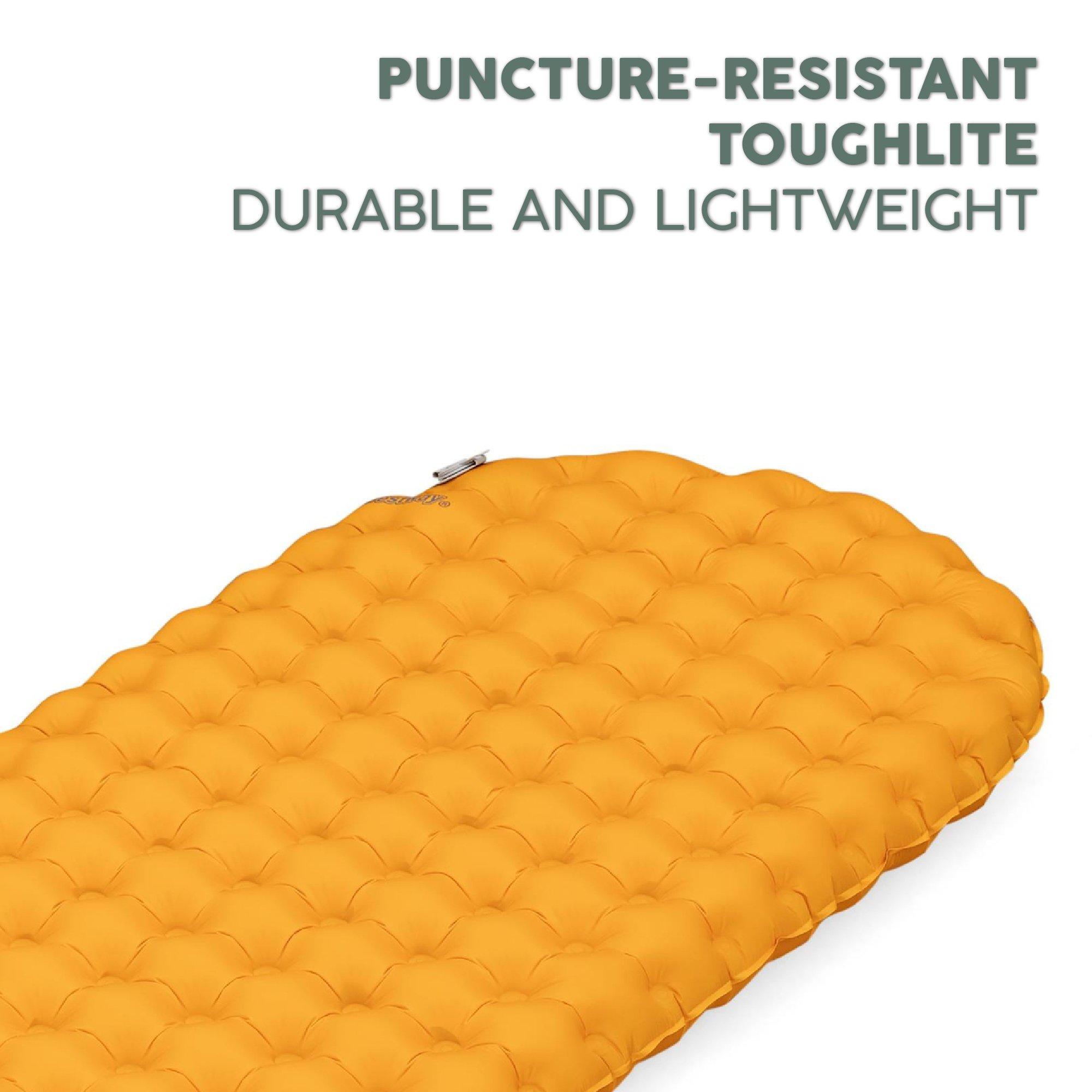 Yellow - Bestway - RidgeLite Insulated Regular Mummy Sleeping Pad - 3