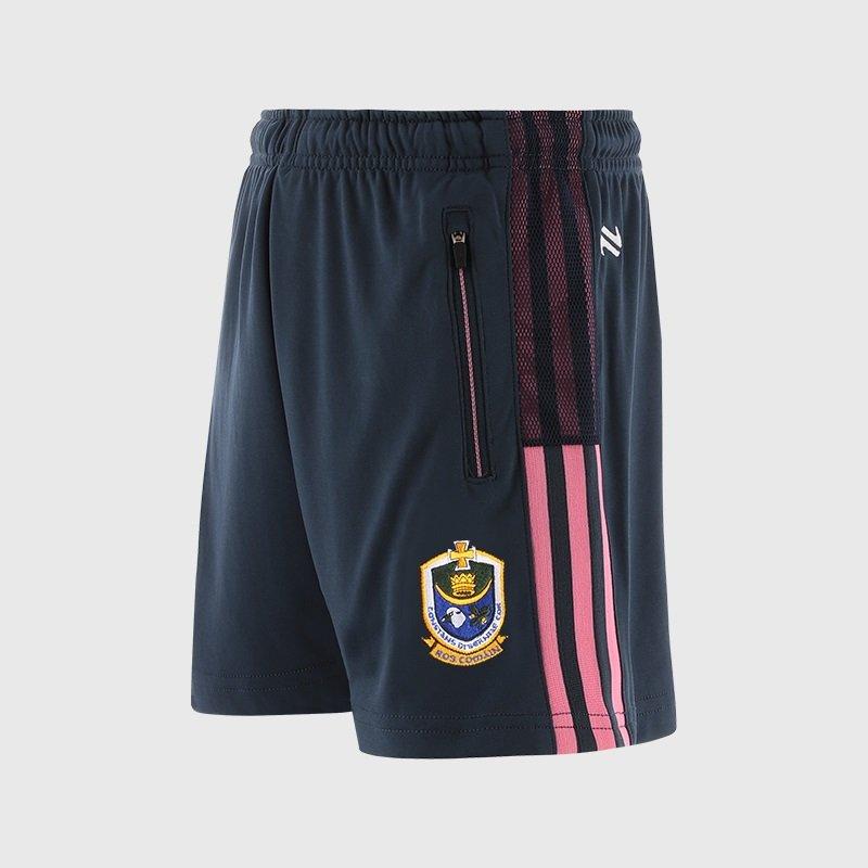 Navy/Pink/White - ONeills - Roscommon Nepal Poly Shorts Girls