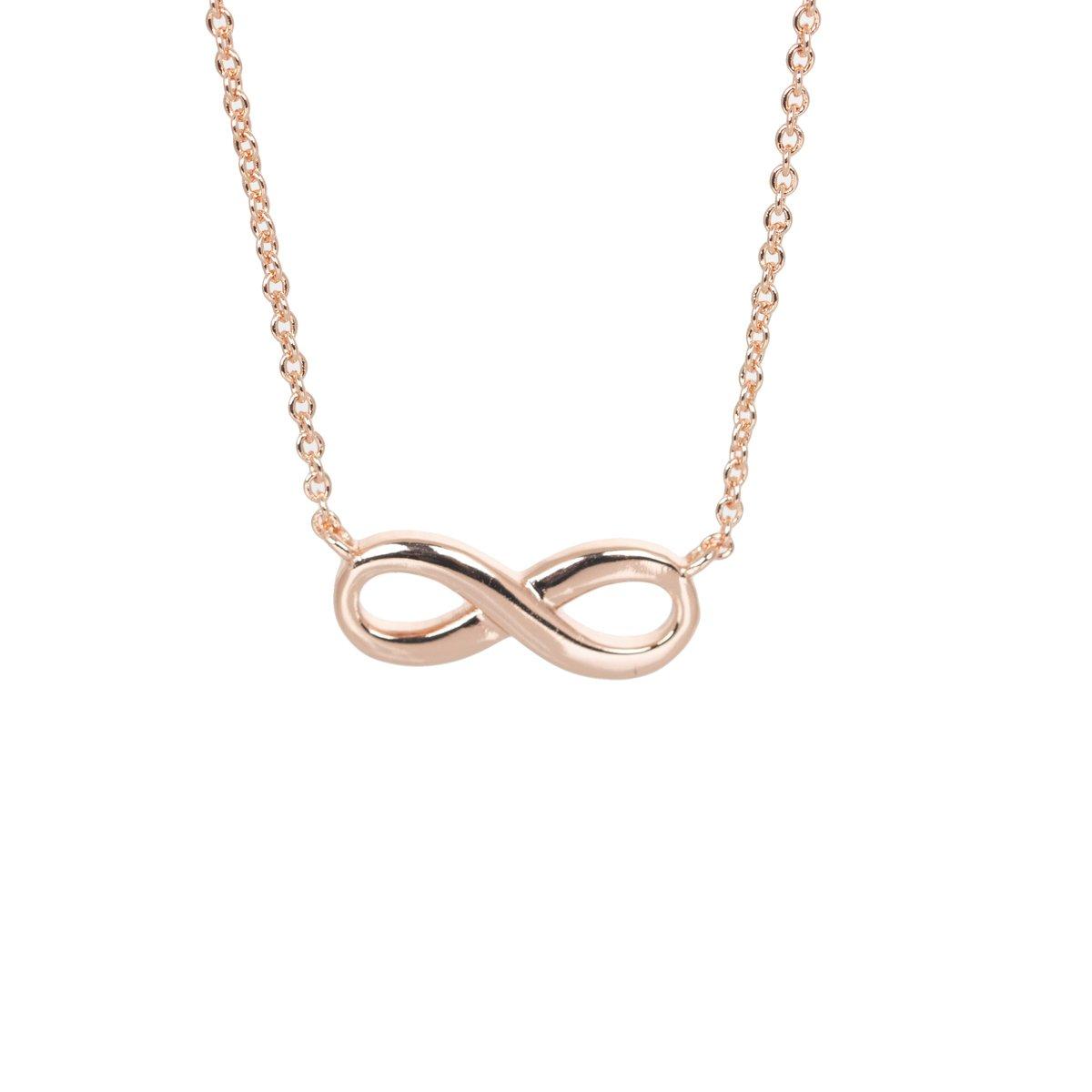 Red - Espree - SAVE £5 Espree Rose Gold Infinity Necklace