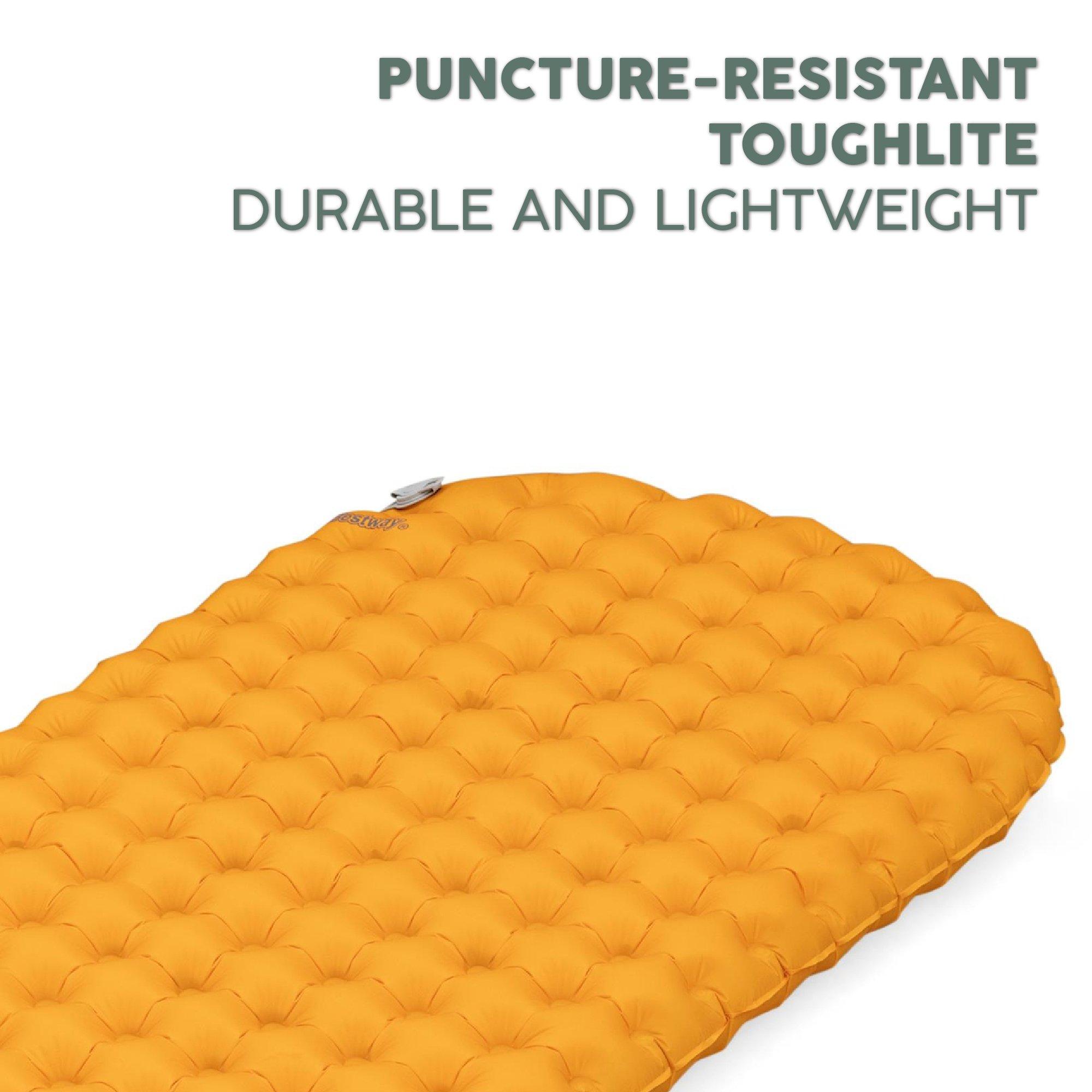 Yellow - Bestway - RidgeLite Insulated Large Mummy Sleeping Pad - 3