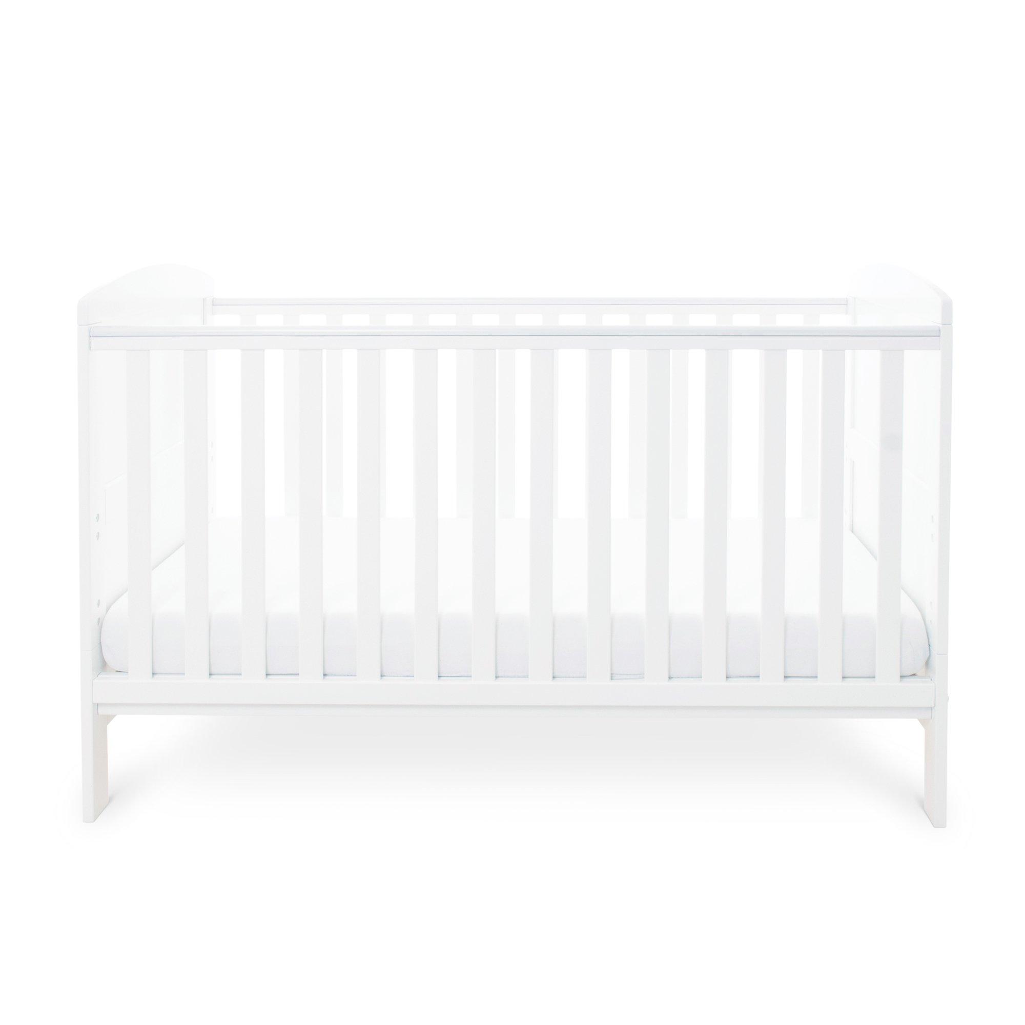White - Ickle Bubba - Coleby Classic Cot Bed and All Seasons Mattress - 6