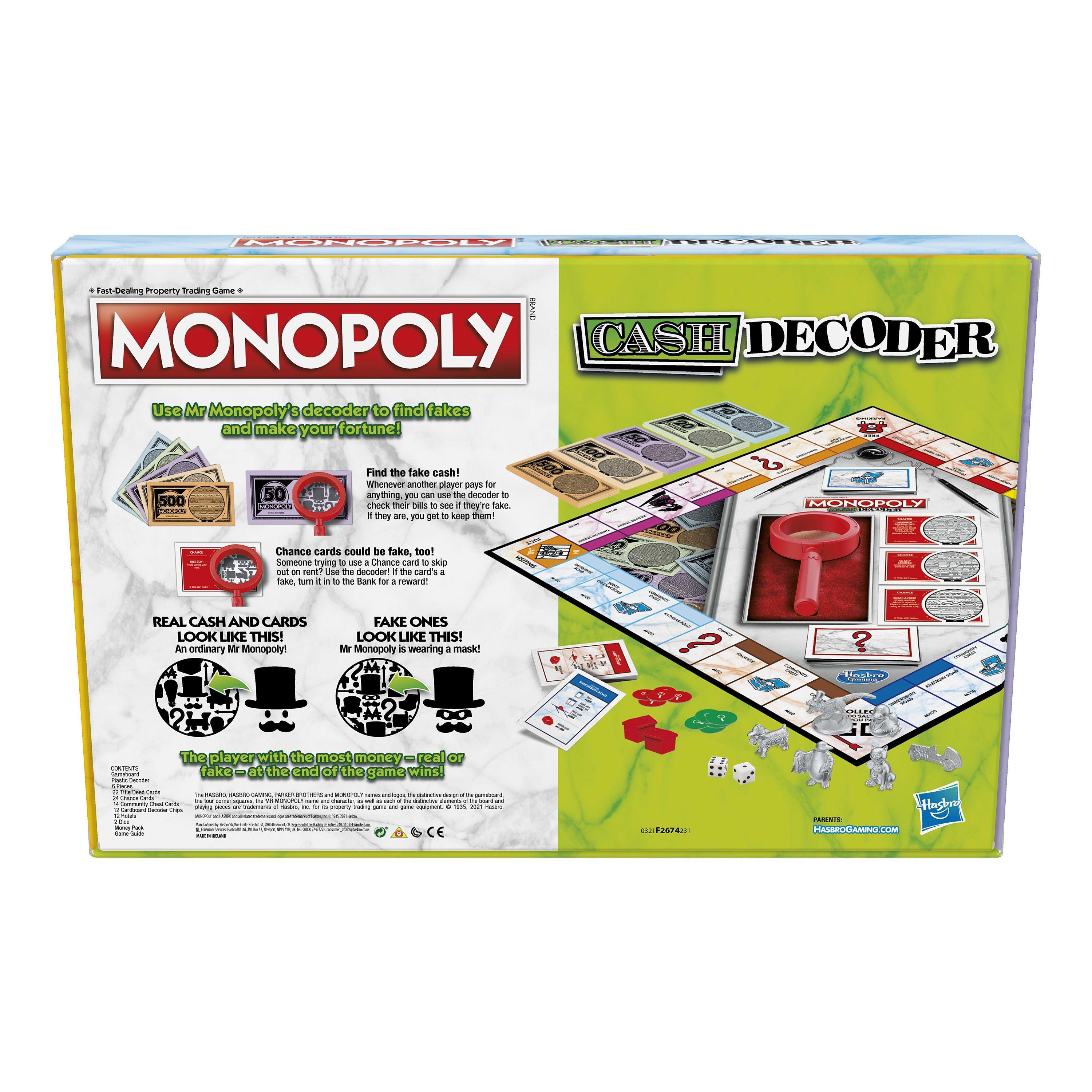 Monopoly Cash Decoder Edition | Sports World