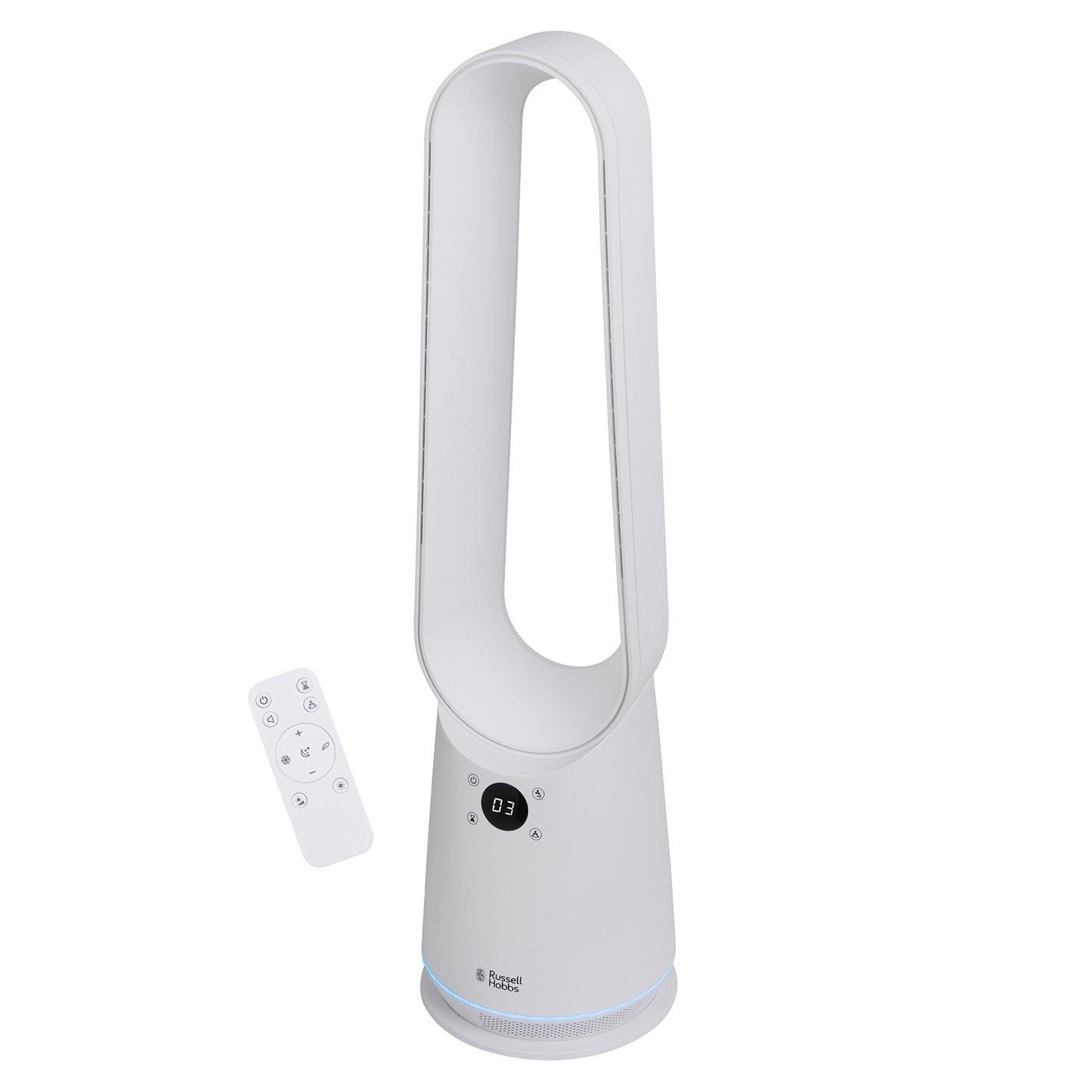 White - Russell Hobbs - RHBLDLC25 Bladeless Cooling Fan - White - 1