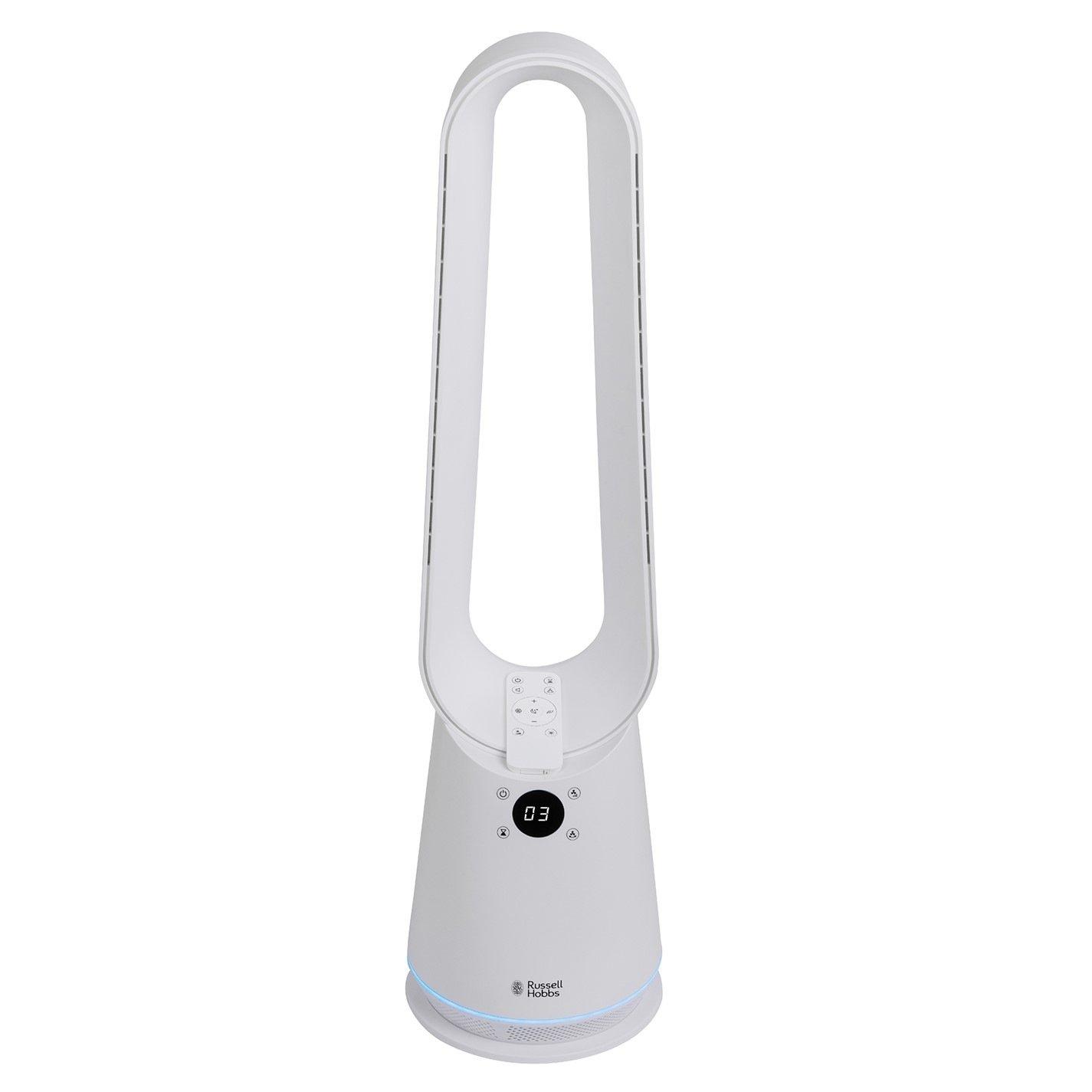 White - Russell Hobbs - RHBLDLC25 Bladeless Cooling Fan - White - 10