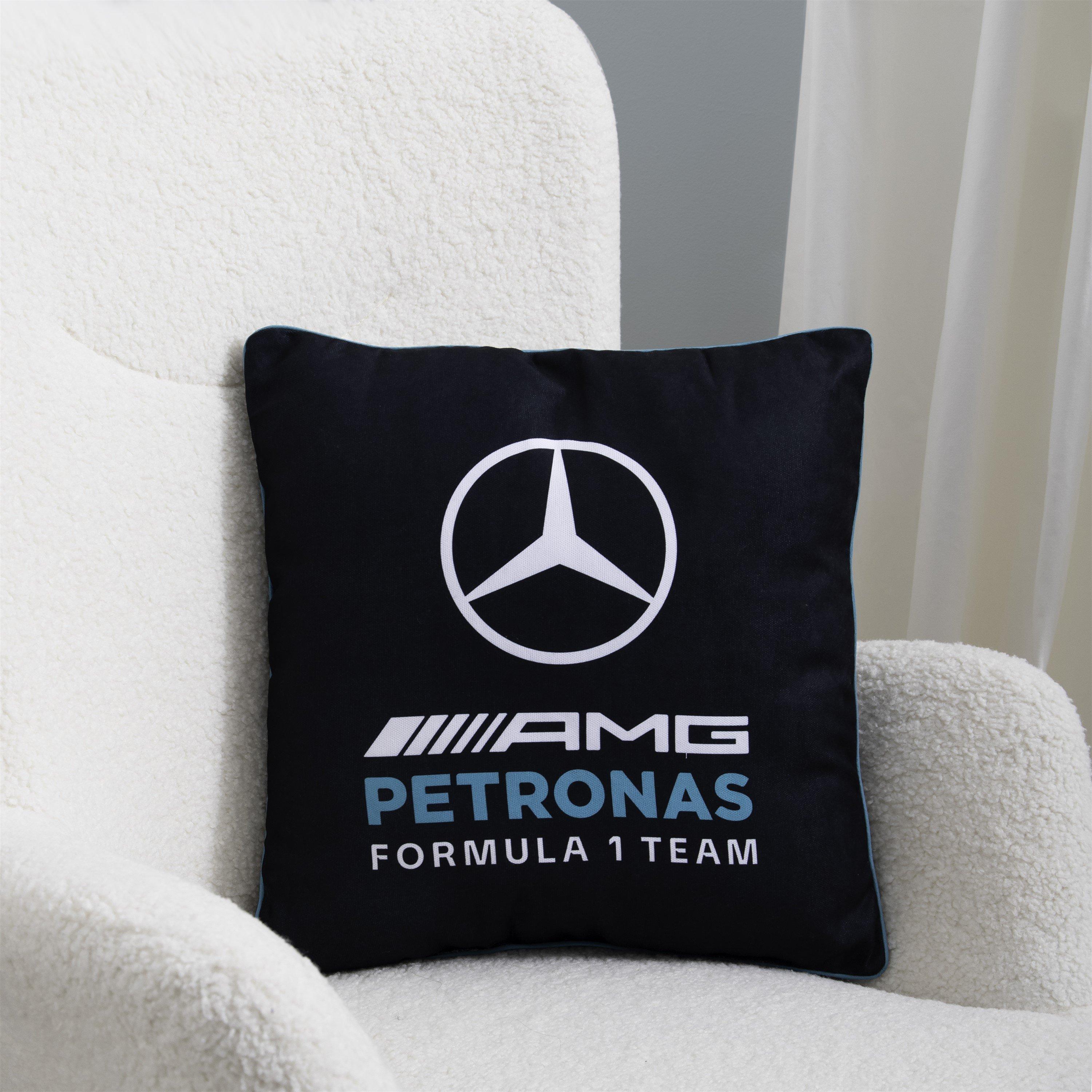 Blue - Mercedes - Mercedes Ridge Square Cushion - 12