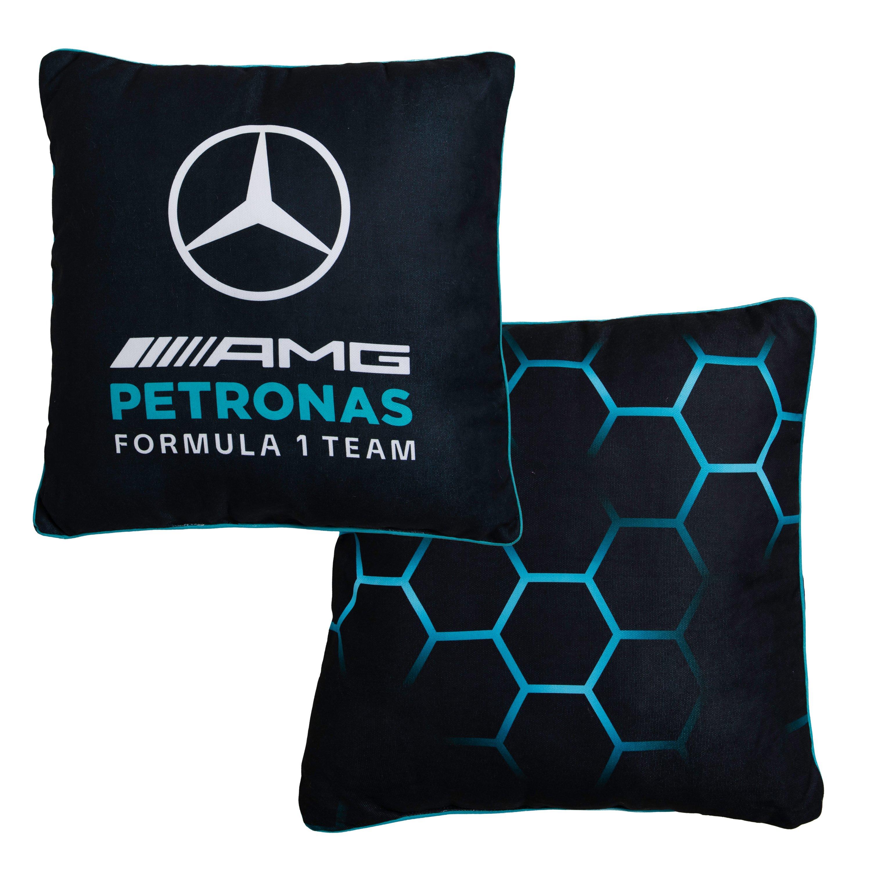 Blue - Mercedes - Mercedes Ridge Square Cushion - 3