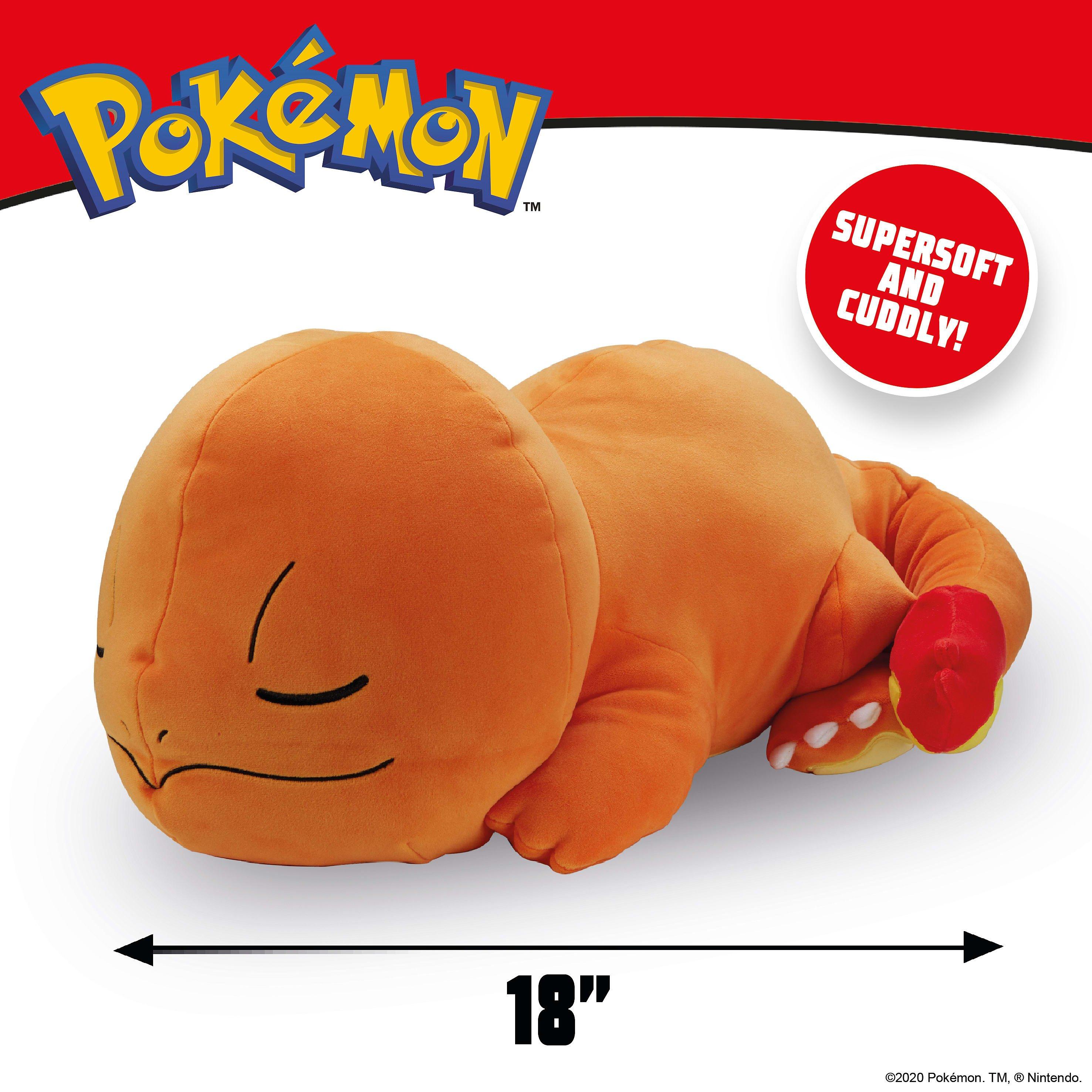 Merchandise - Pokemon - Pokémon 18 inch Sleeping Charmander Plush - 5