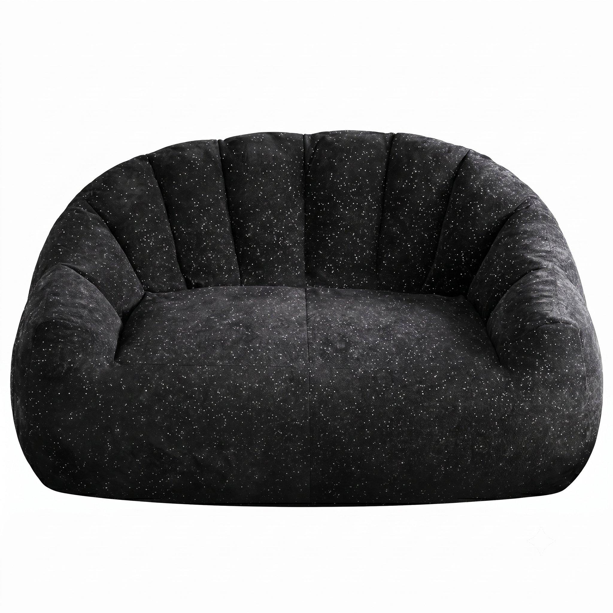 Black - Urban Meuble - SOFA Plush Bean Bag Lazy Couch - 5
