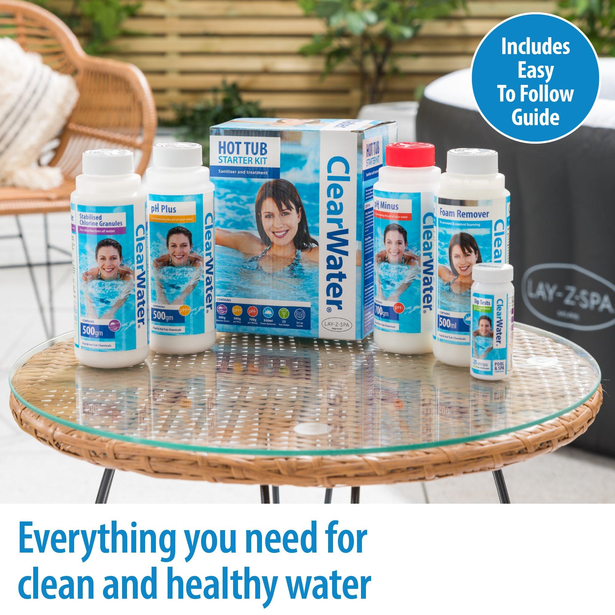 White And Blue - Clearwater - Clearwater Spa Starter Kit - 2