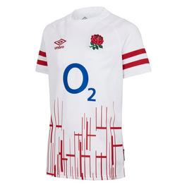 Umbro England Rugby Home Replica Shirt 2022 Junior Boys