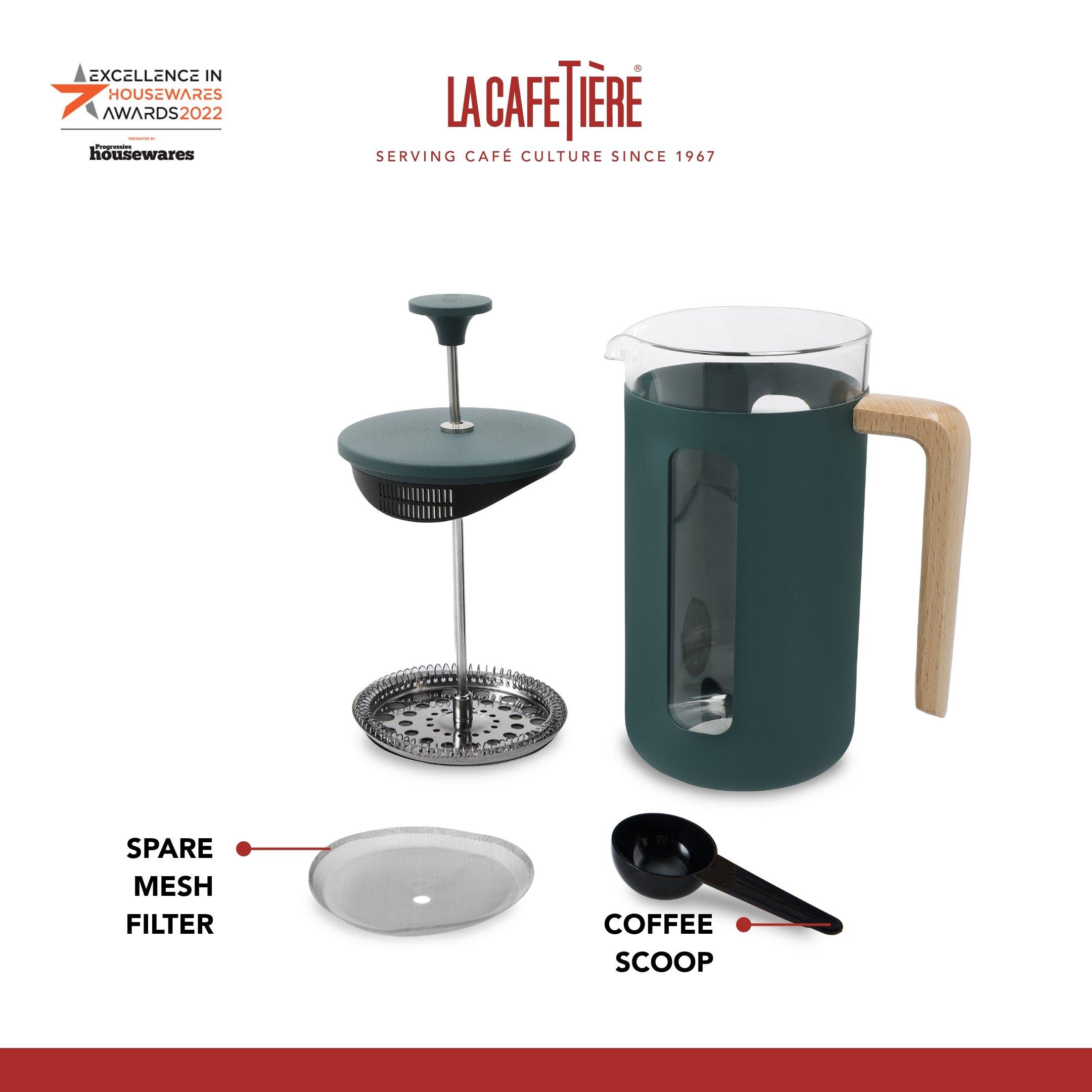 Green - La Cafetiere - La Cafetiere Pisa Glass Cafetiere - 4