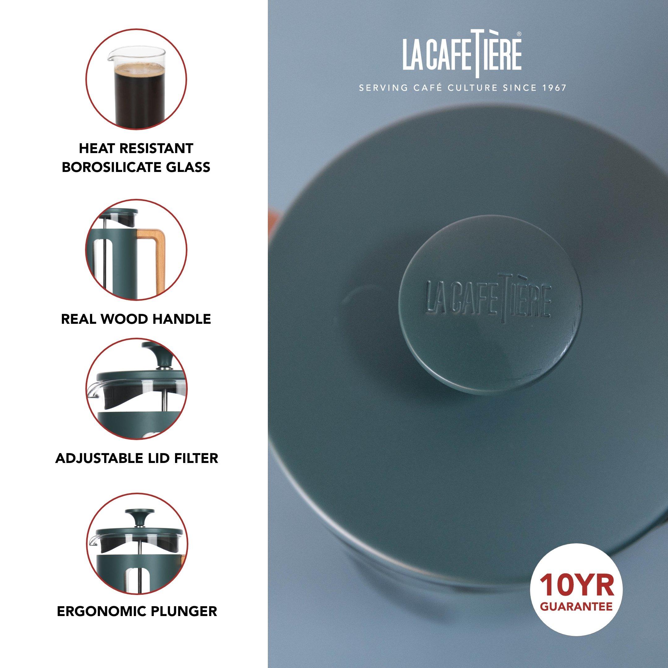 Green - La Cafetiere - La Cafetiere Pisa Glass Cafetiere - 5