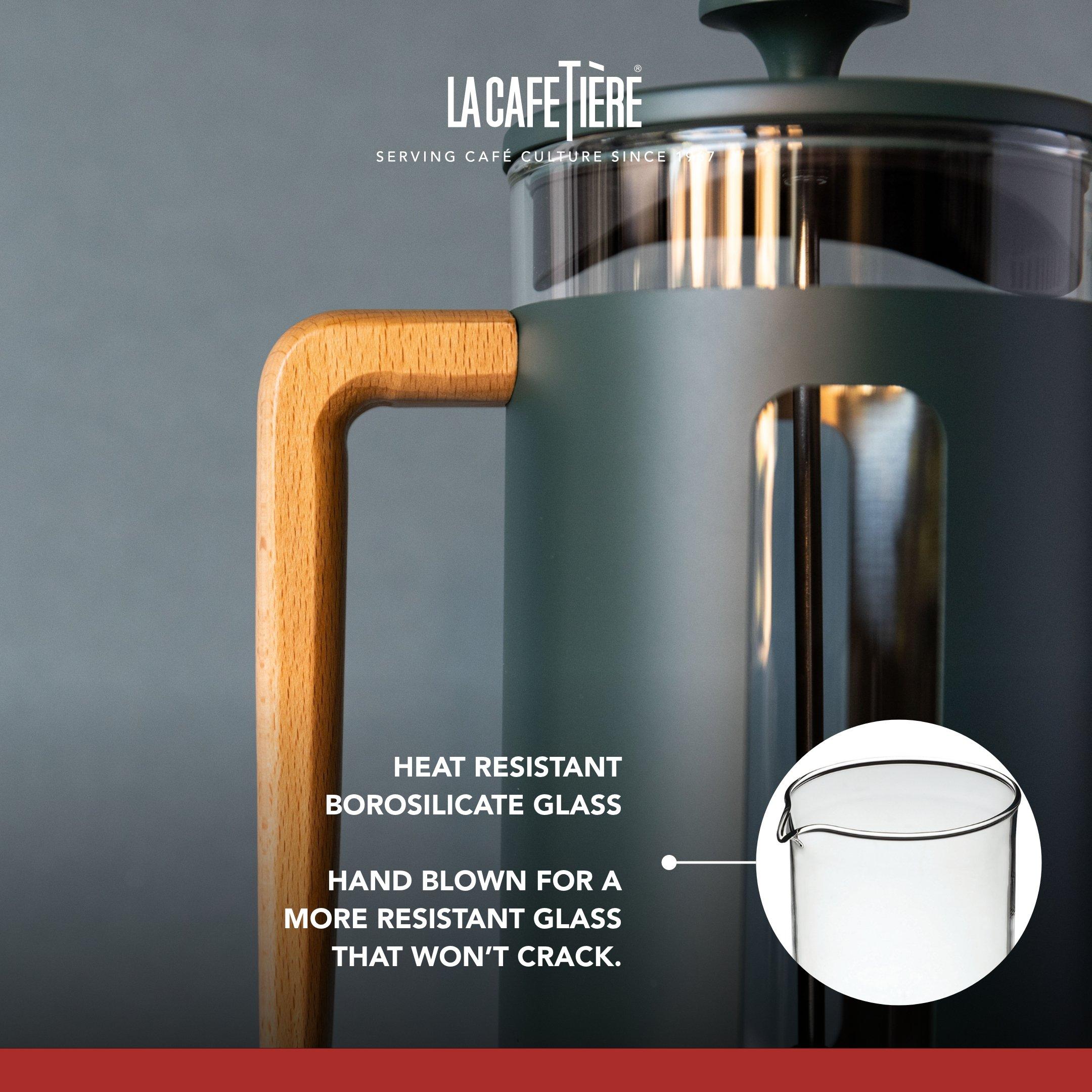 Green - La Cafetiere - La Cafetiere Pisa Glass Cafetiere - 6