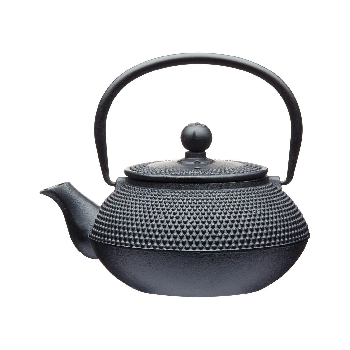 Black - La Cafetiere - Cast Iron Japanese Teapot Tetsubin design - 2