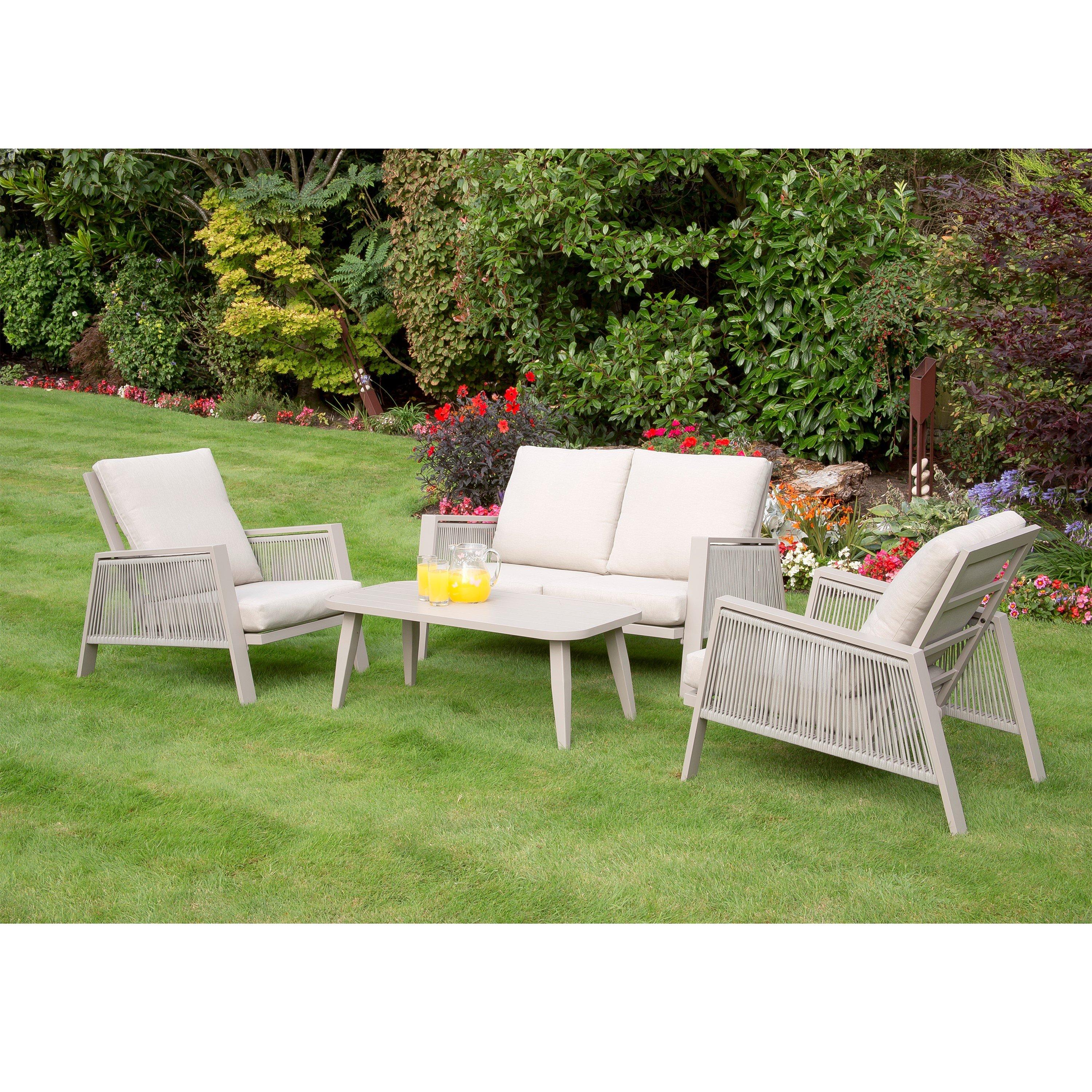 Grey - Suntime - Hopetown Rope Sofa Collection - 1