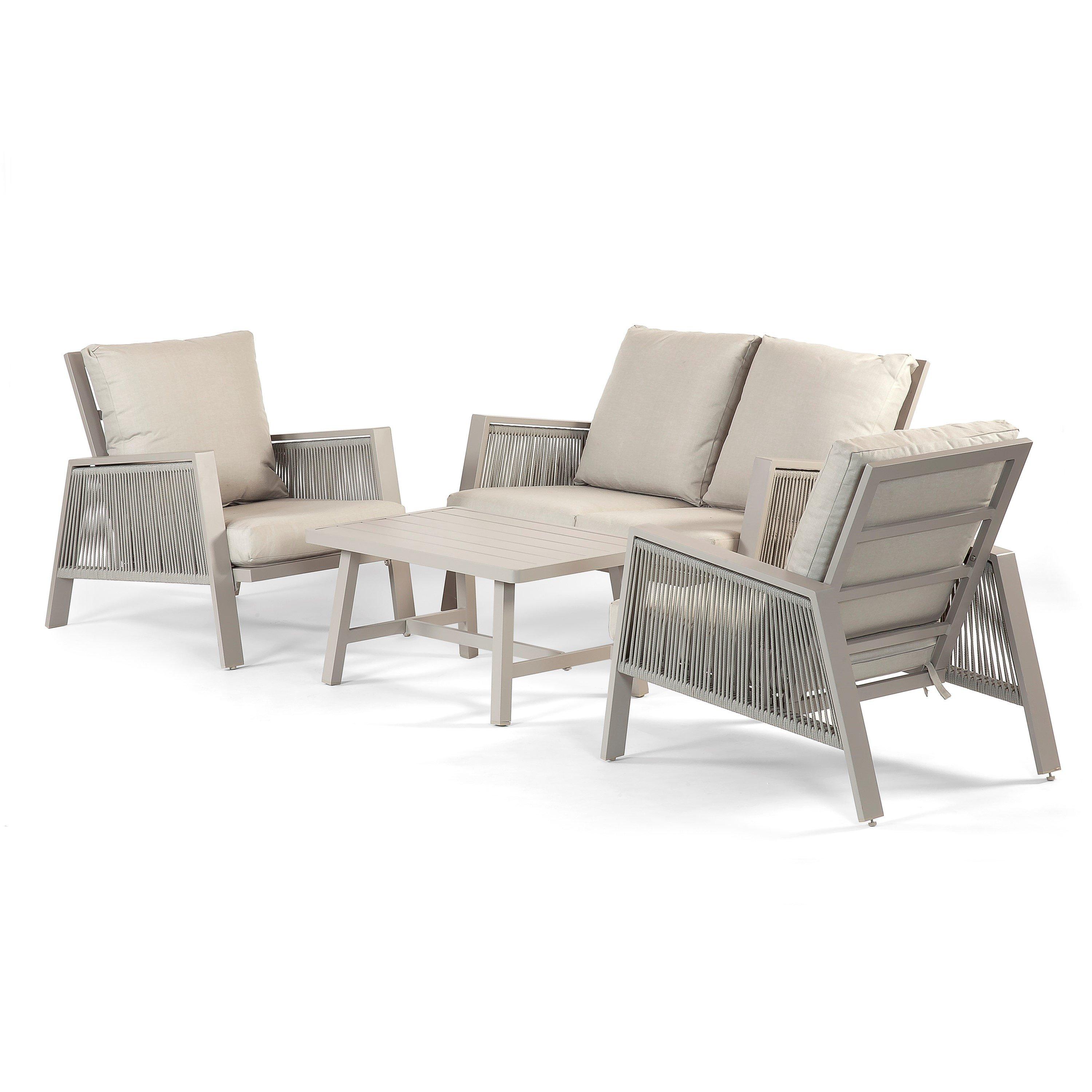 Grey - Suntime - Hopetown Rope Sofa Collection - 2