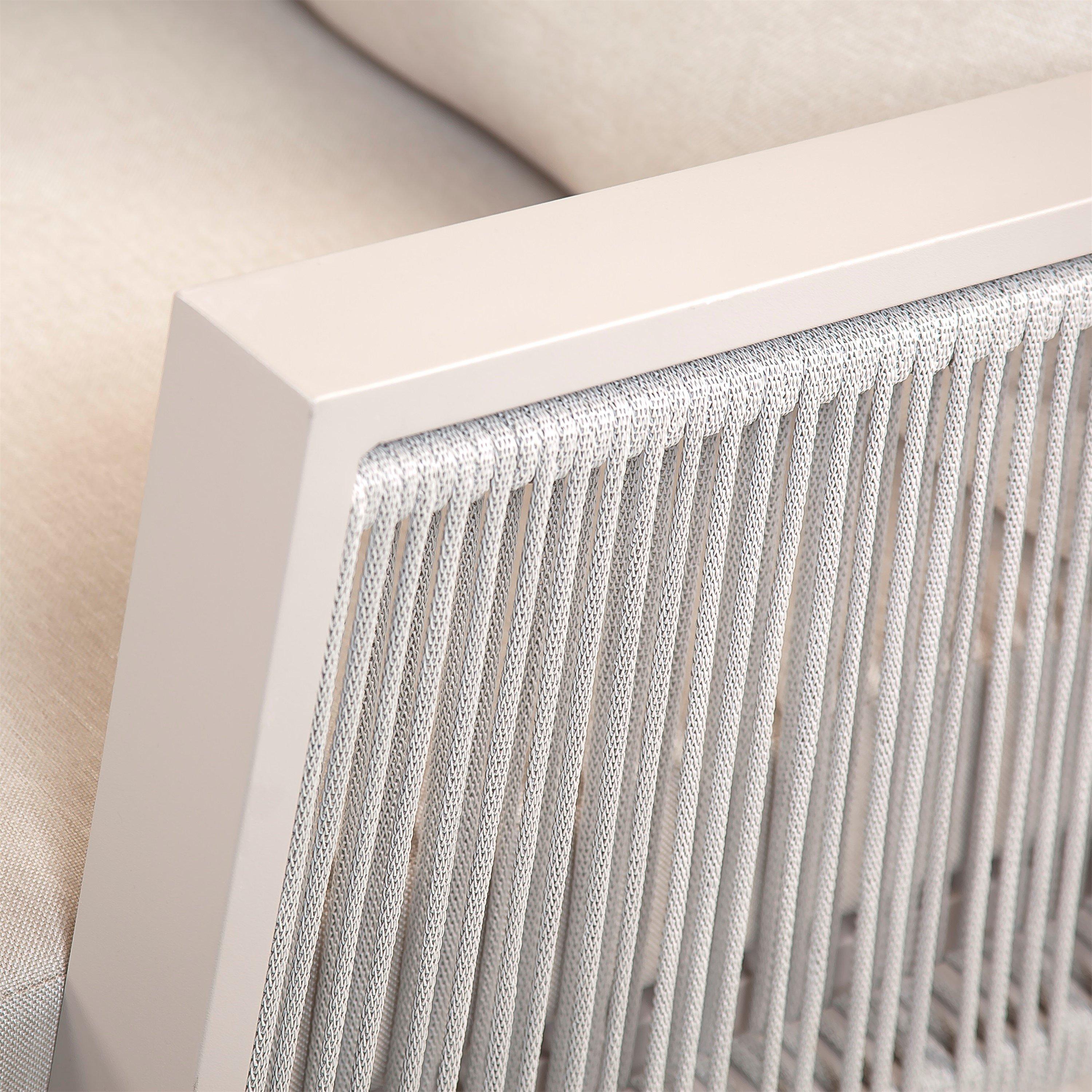 Grey - Suntime - Hopetown Rope Sofa Collection - 3