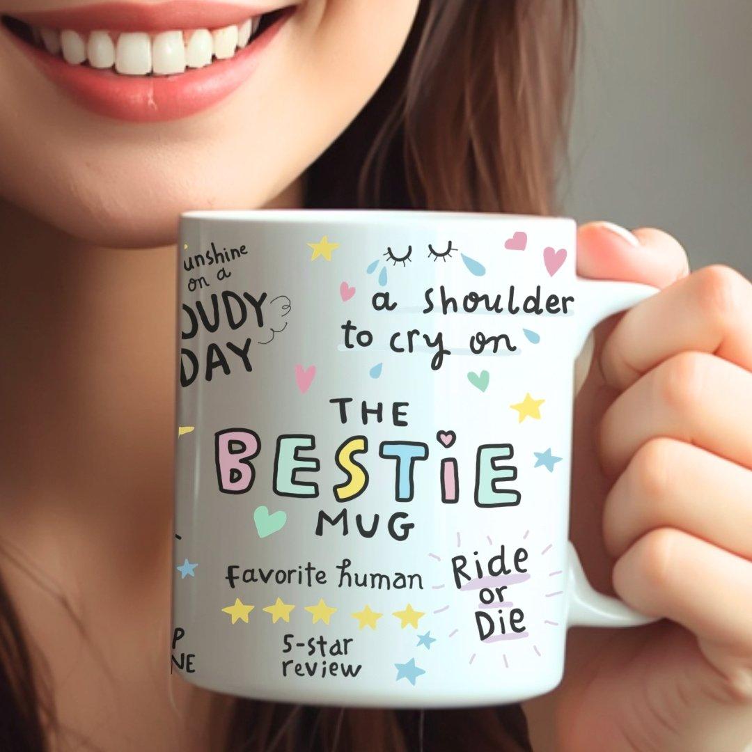 White - Aye Do Gifts - The Bestie Mug Gift  Best Friend Sister Daughter - 2