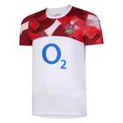 Blanc/Rouge - Umbro - England Rugby Warm Up shirt Fur Adults - 1