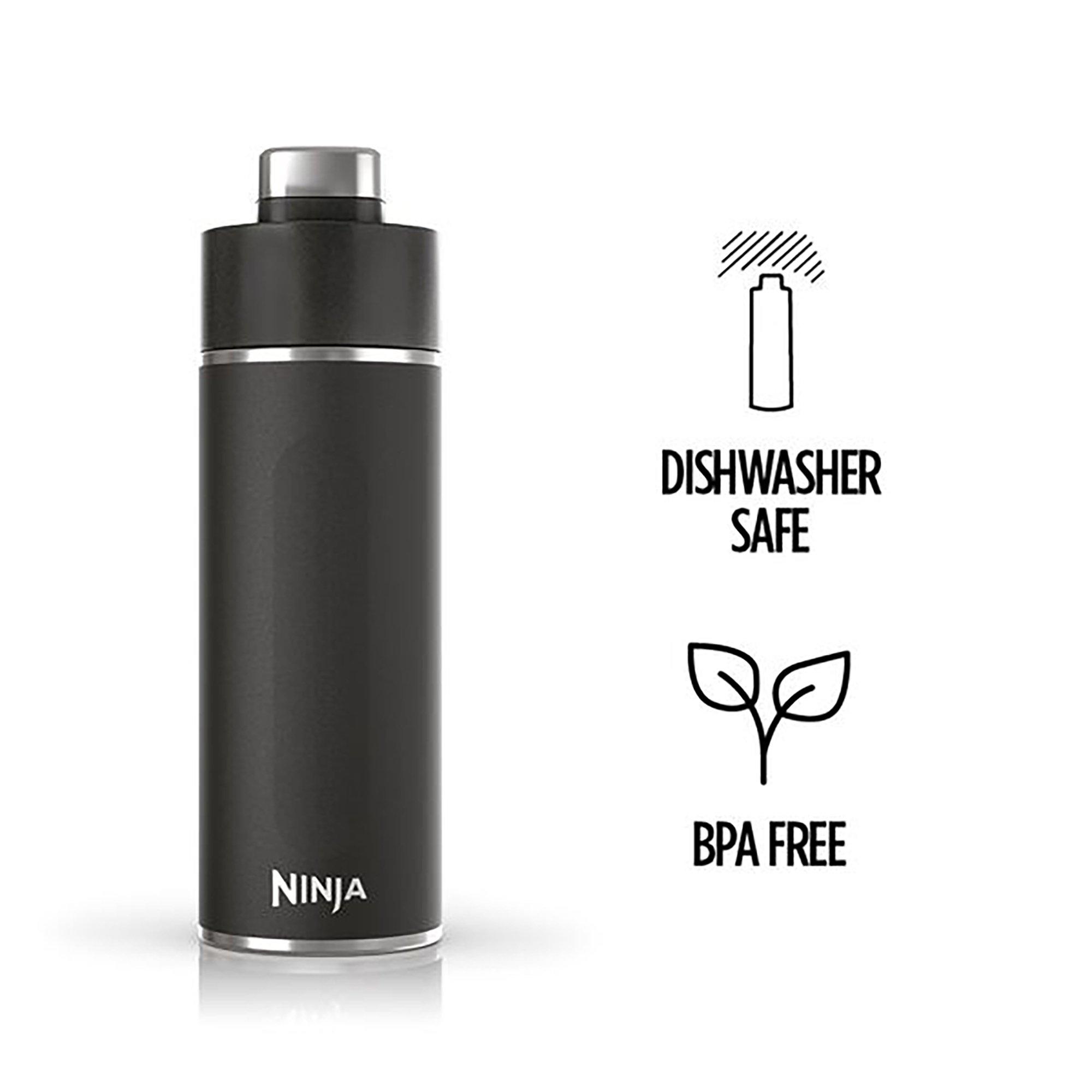 Black - Ninja - Thirsti 700 ml Travel Bottle Black DW2401EUUKBK - 9