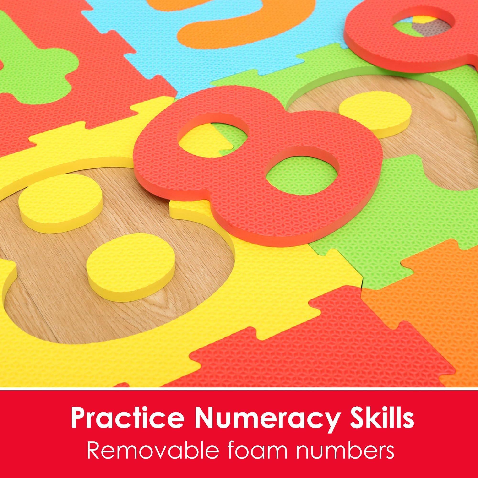 Multicolour - Planet Direct - M.Y Interlocking Foam Play Mats with 40 Ball Pit B - 3