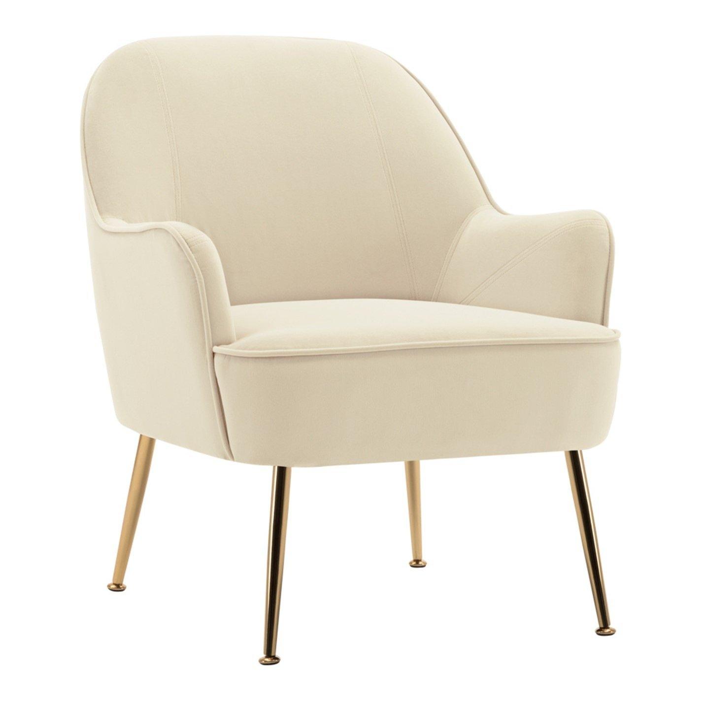 White - Kabinet UK - Modern Upholstered Wingback Chair - 3