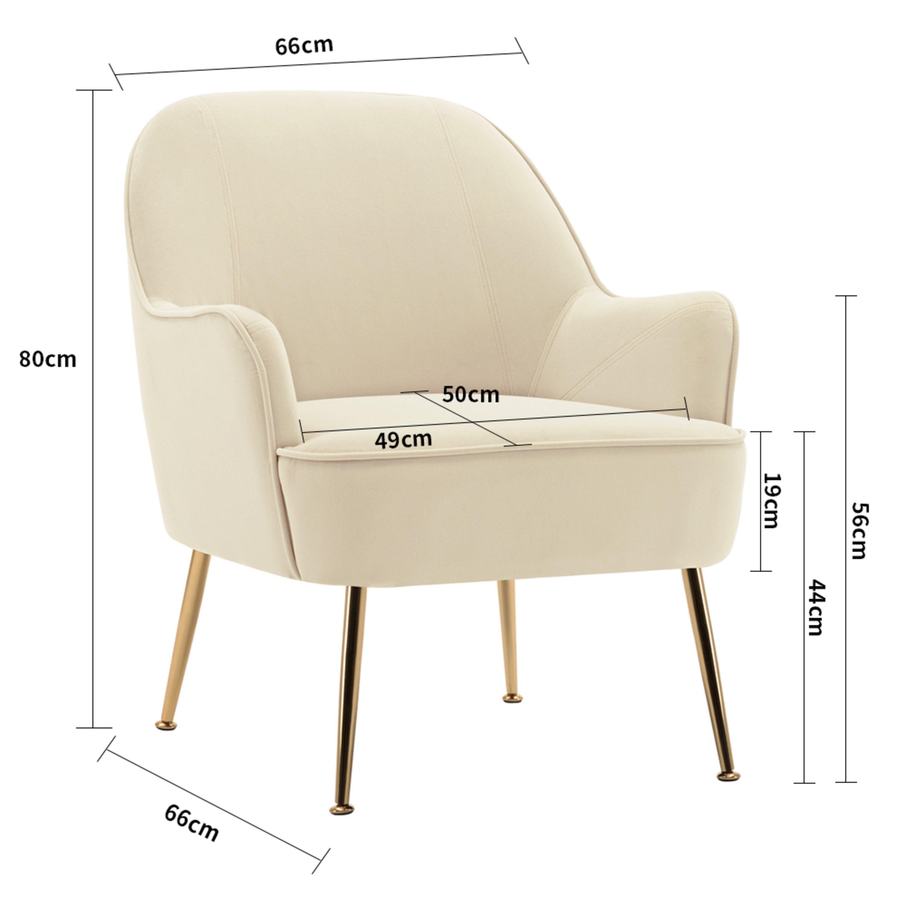 White - Kabinet UK - Modern Upholstered Wingback Chair - 5