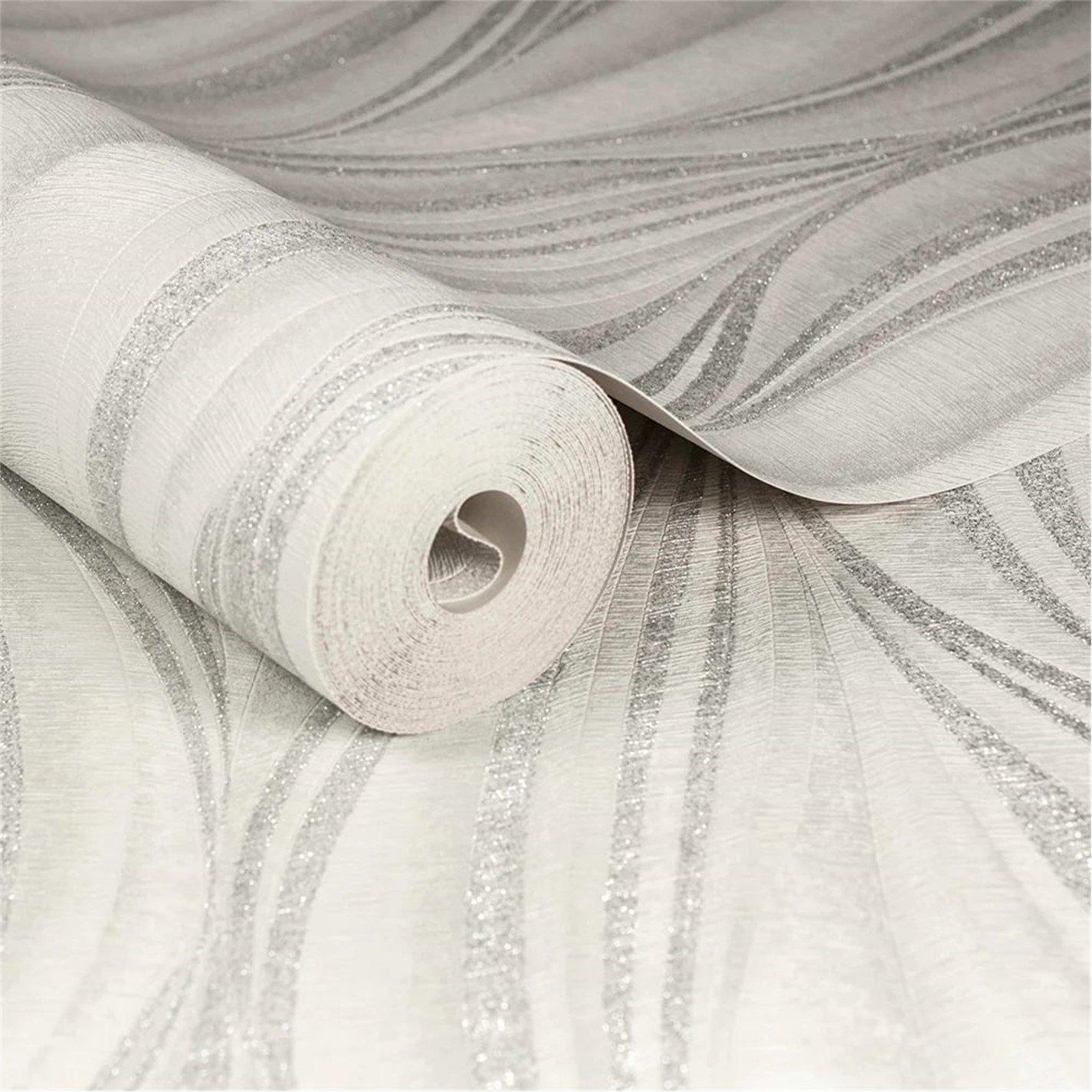 Grey - Boutique - Tango Embossed Geometric Wallpaper - 4