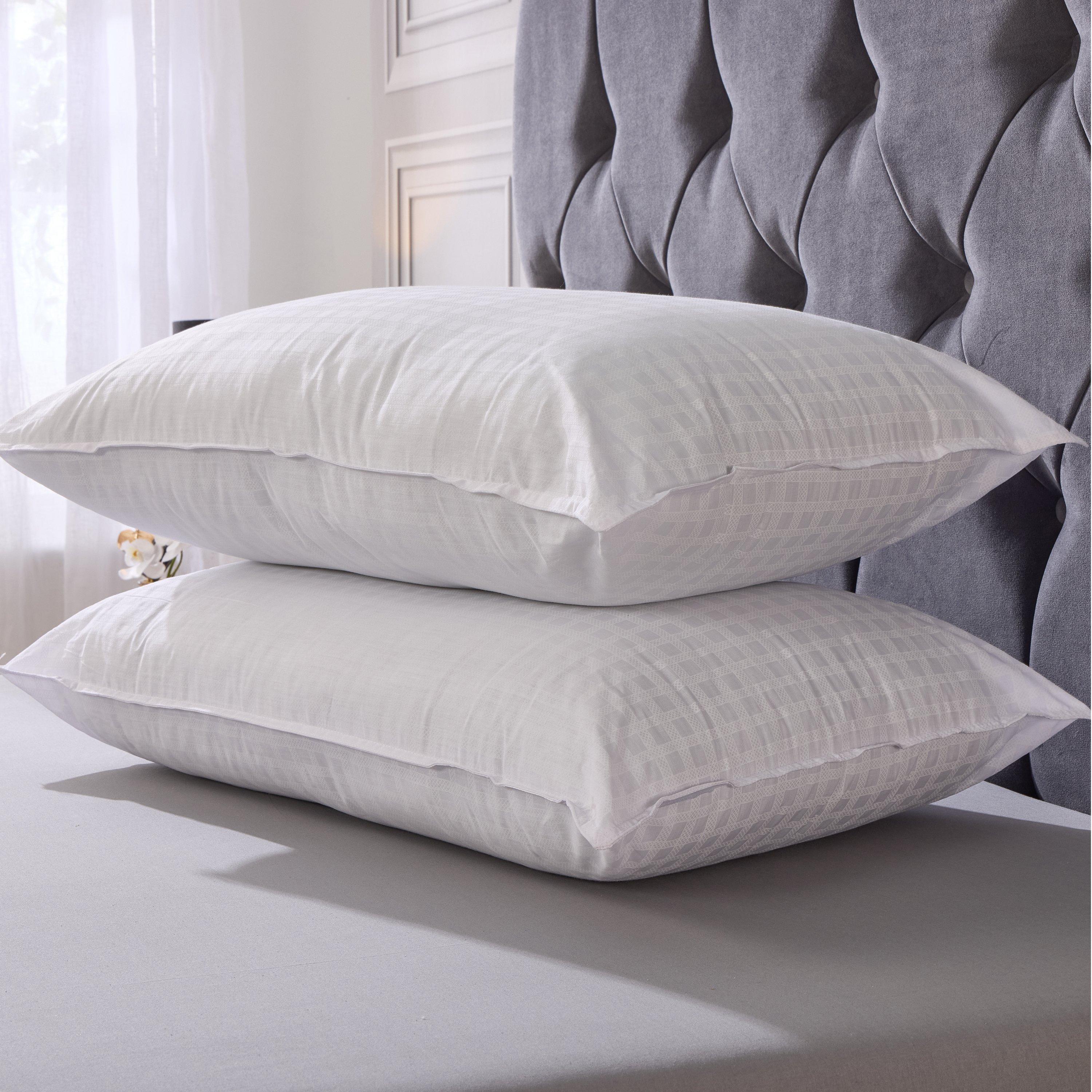 White - Downland - Memory Support Pillow Pair - 4
