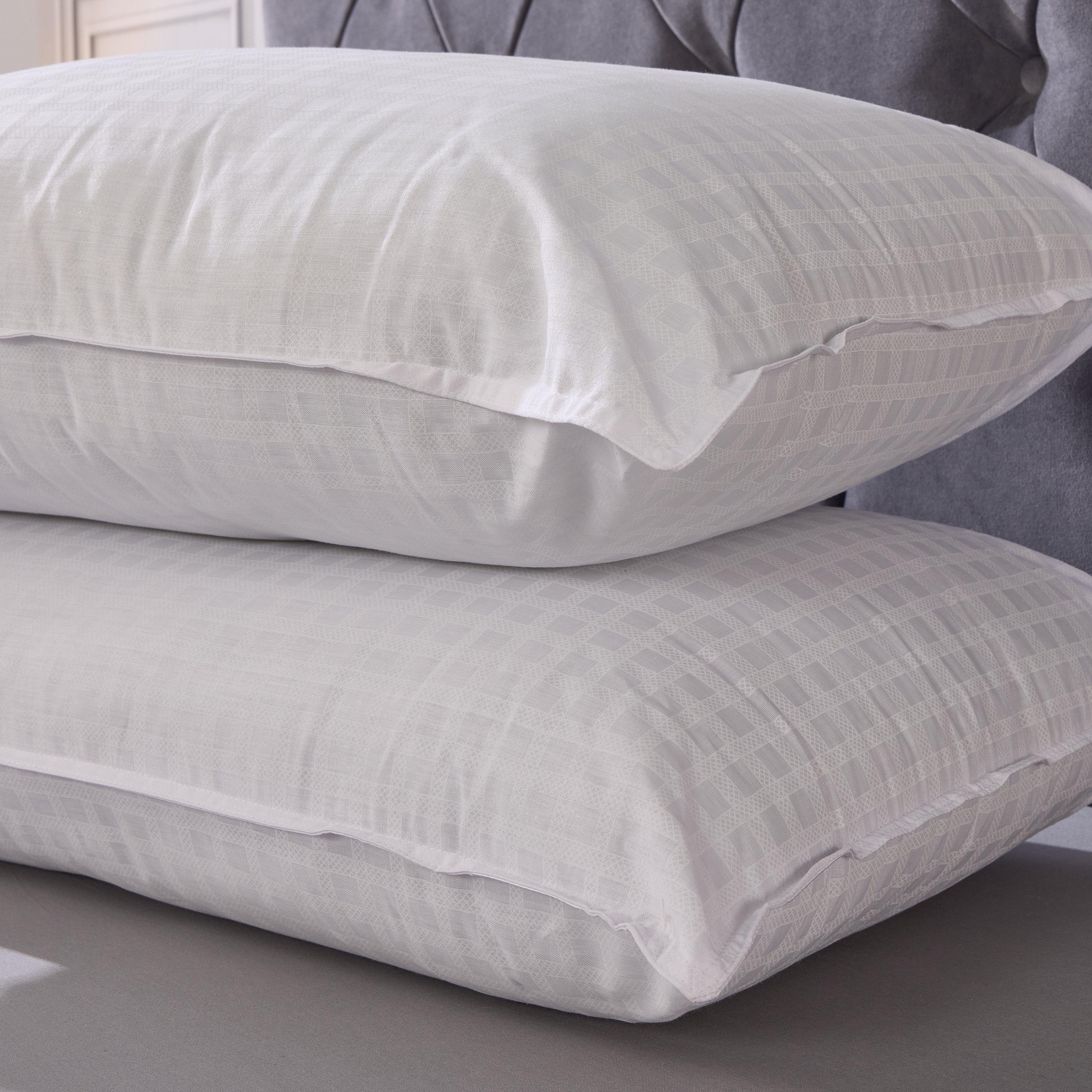 White - Downland - Memory Support Pillow Pair - 5