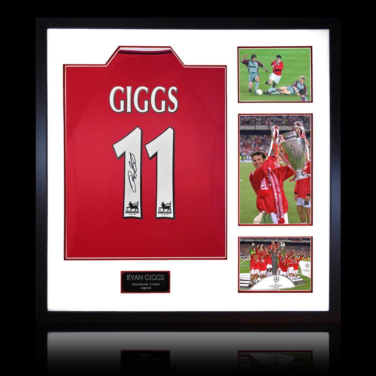 Red - The Fan Cave - Ryan Giggs Signed Manchester United Shirt Elite - 1