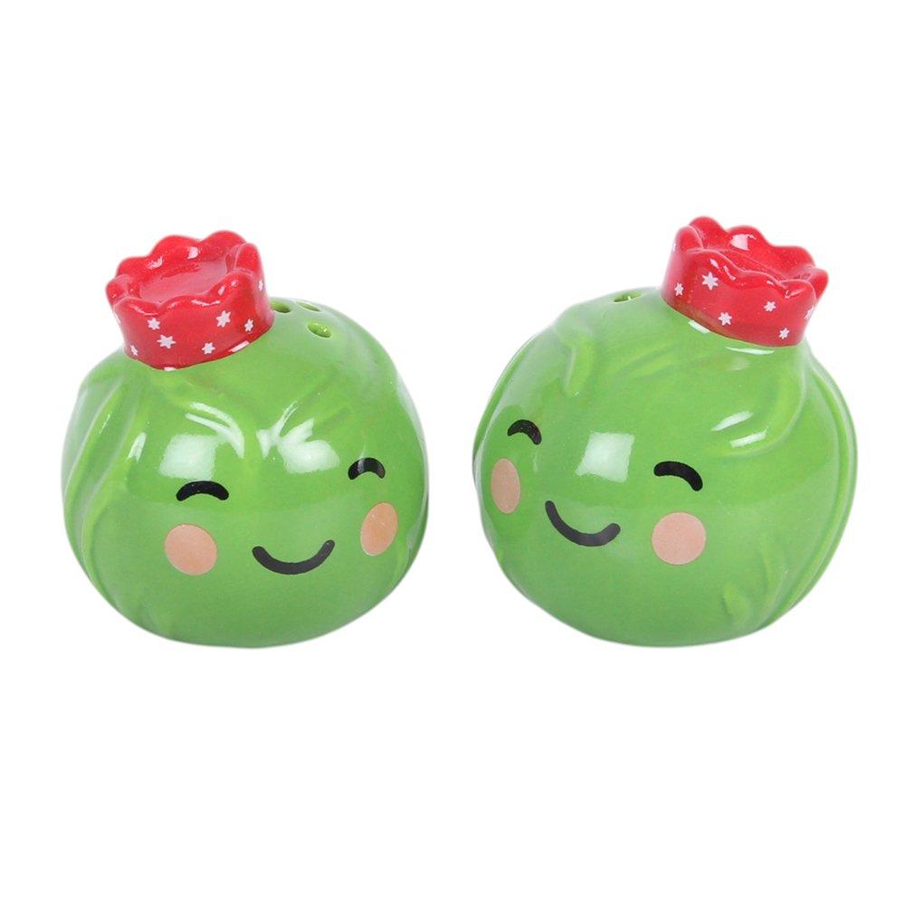 White - Something Different - Brussels Sprout Salt and Pepper Shakers - 2