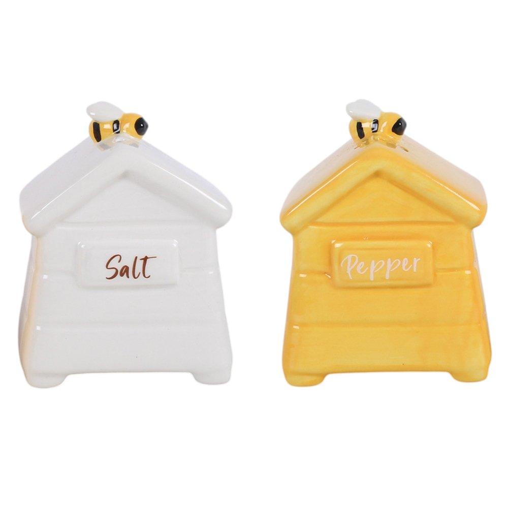 White - Something Different - Beehive Salt and Pepper Shakers - 2