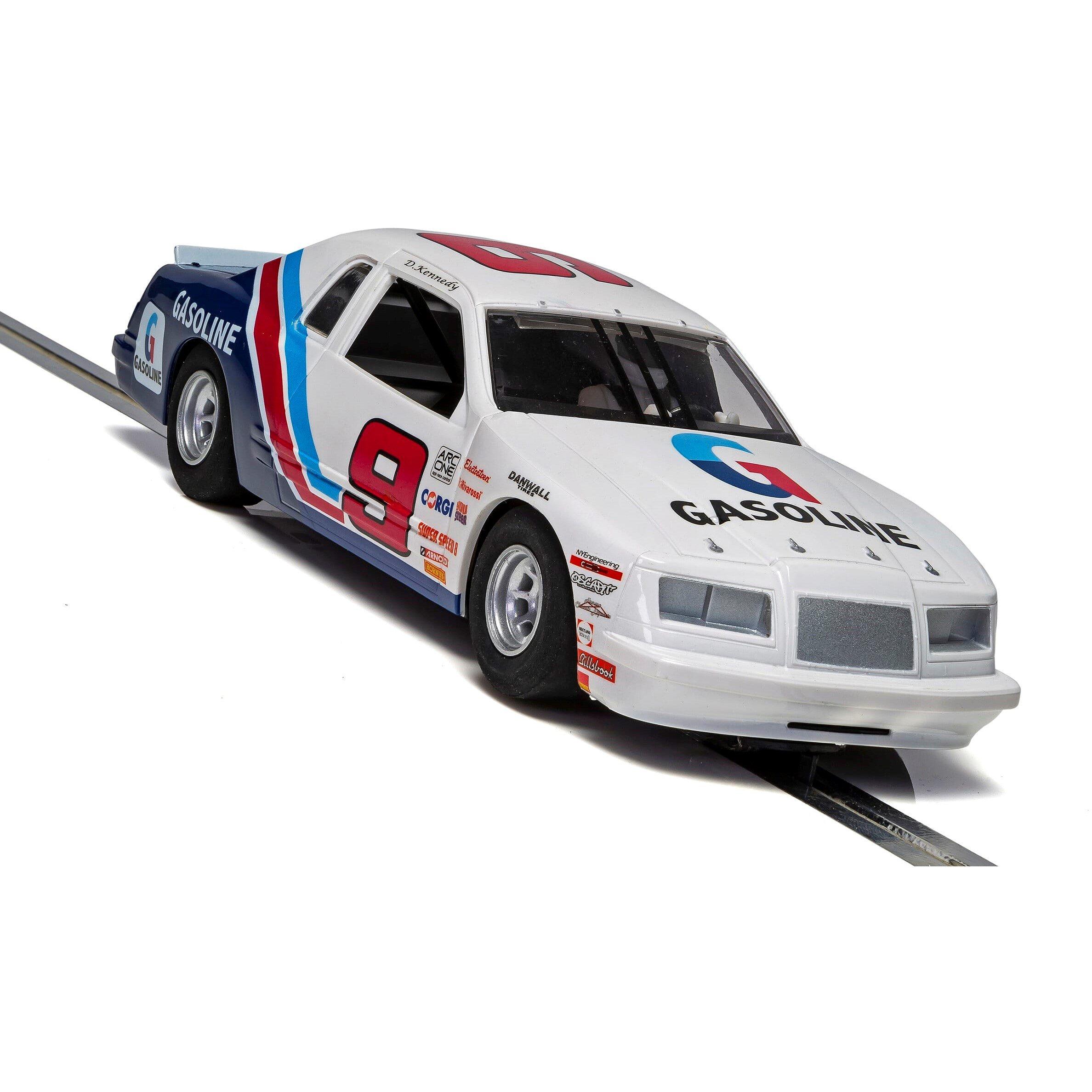 Merchandise - Scalextric - Ford Thunderbird 1986 stock car Blue White & Red - 3
